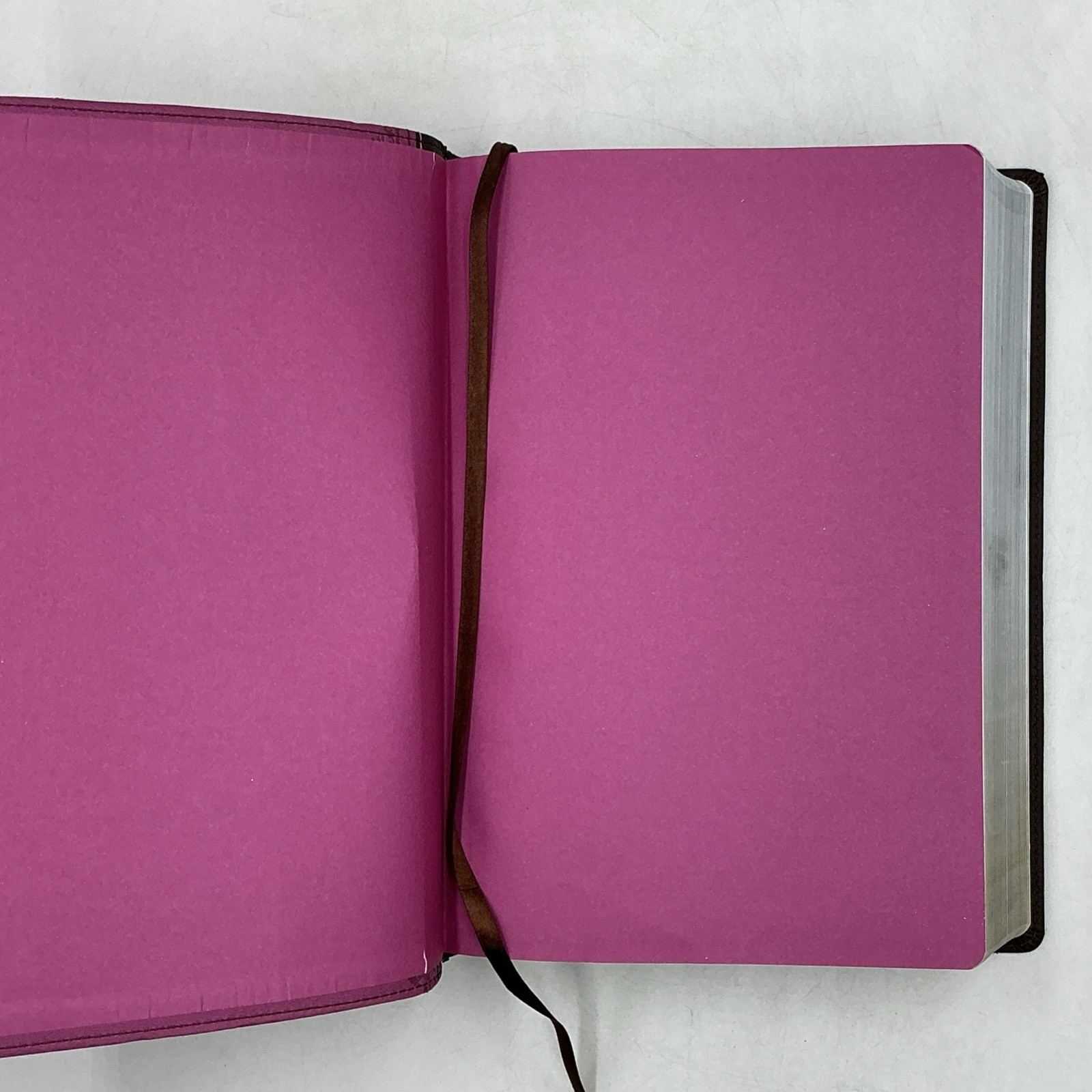 Zondervan NIV First Century Study Bible Dobson Italian Duo Tone Chocolate Orchid