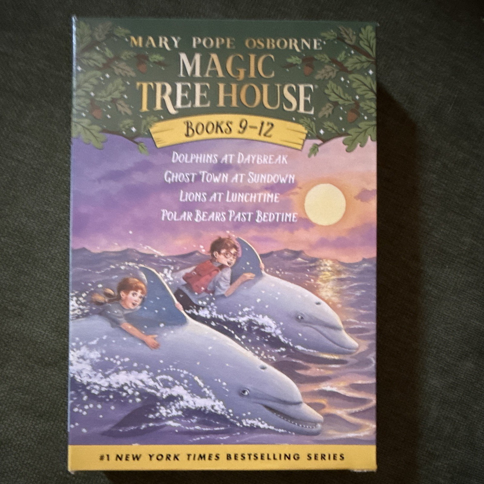 Mary Pope Osborne Magic Tree House Ser. Books 9-12 Box Set: Dolphins+
