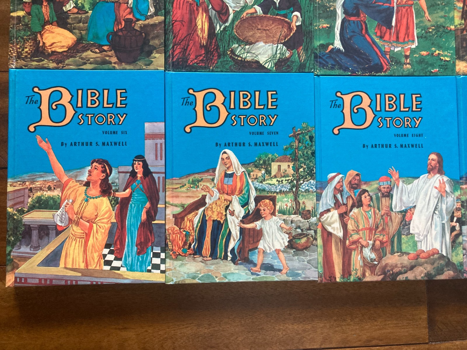 The Bible Story by Arthur S Maxwell, Volume 1-10 Complete Set 1953-57 Vintage