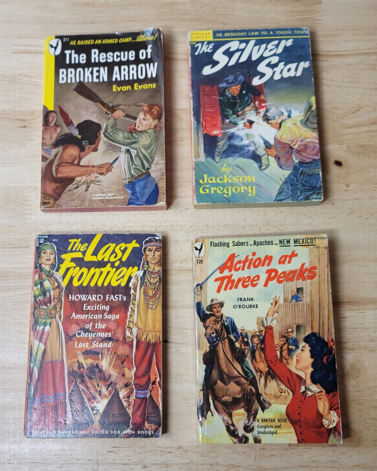 Lot of 18 PB Lot of WESTERN-ADVENTURE Vintage Books
