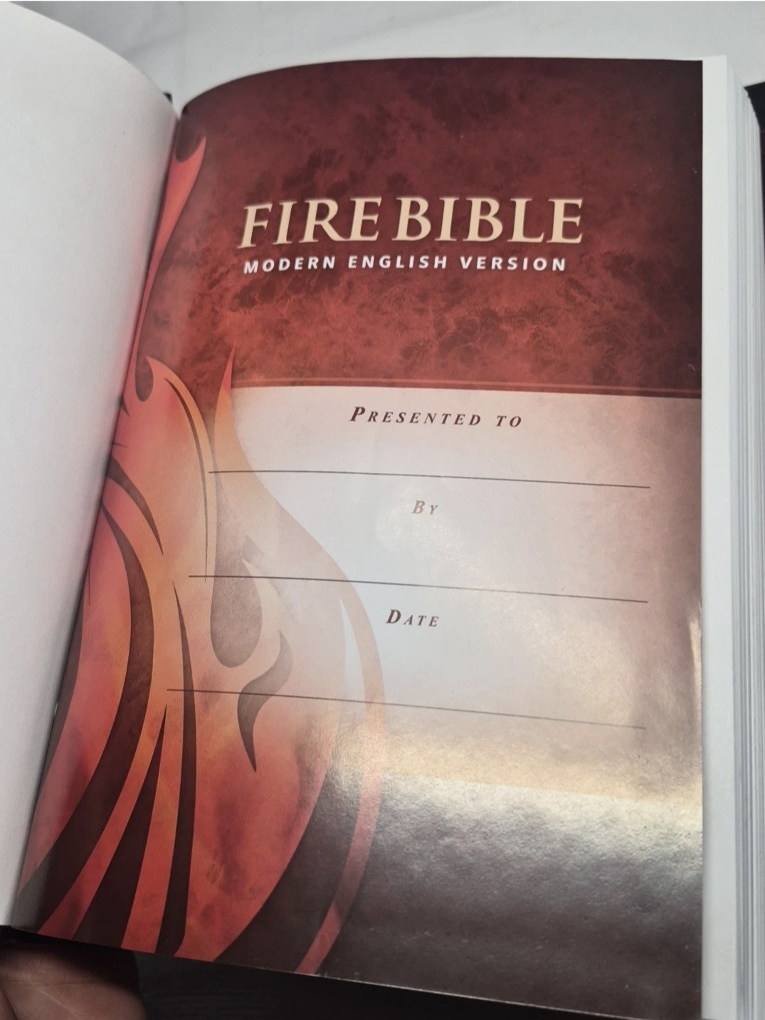 MEV Fire Bible : Modern English Version by Passio Faith and Life Publishers 2015