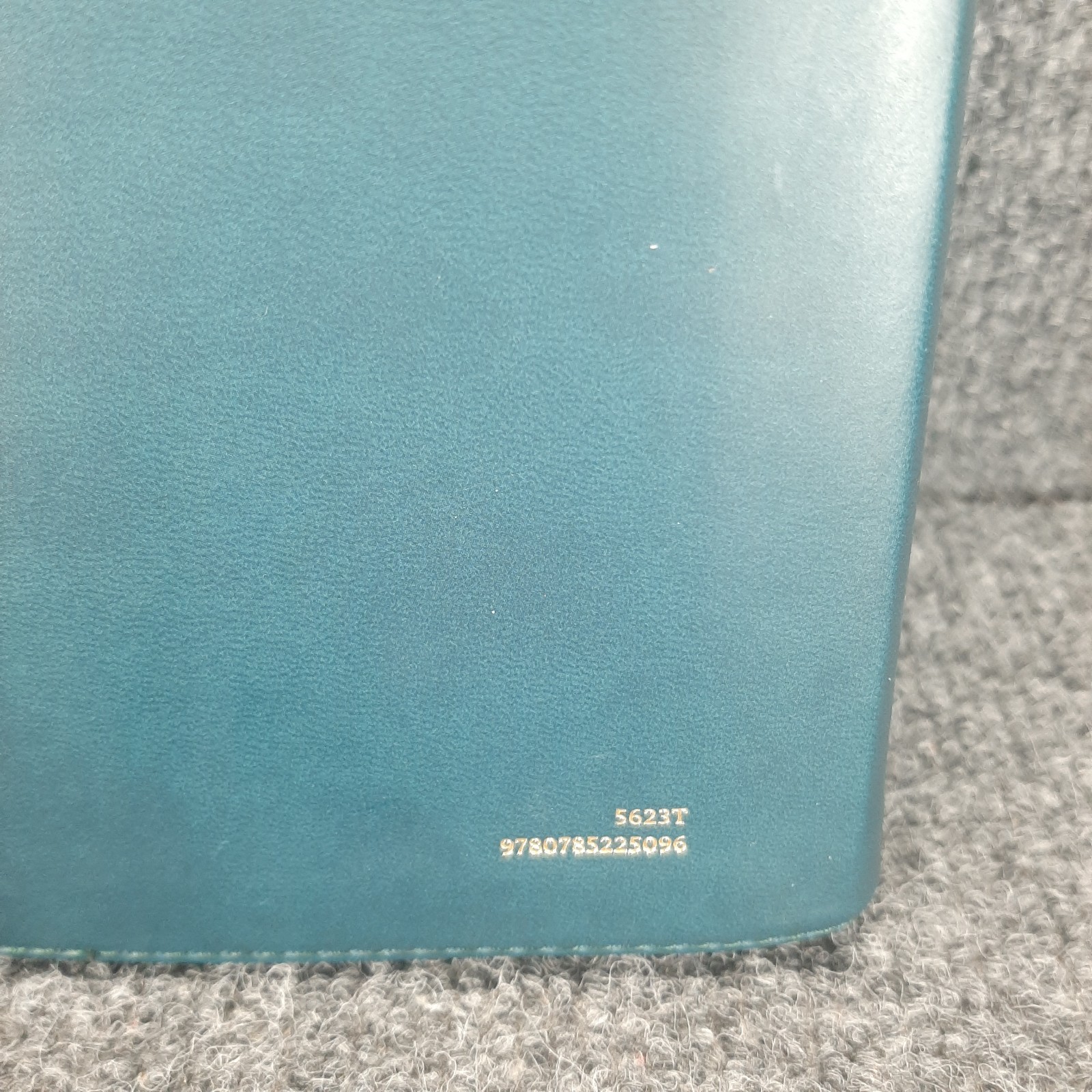 NET Bible Full-Notes Edition Leathersoft Teal New English Nice