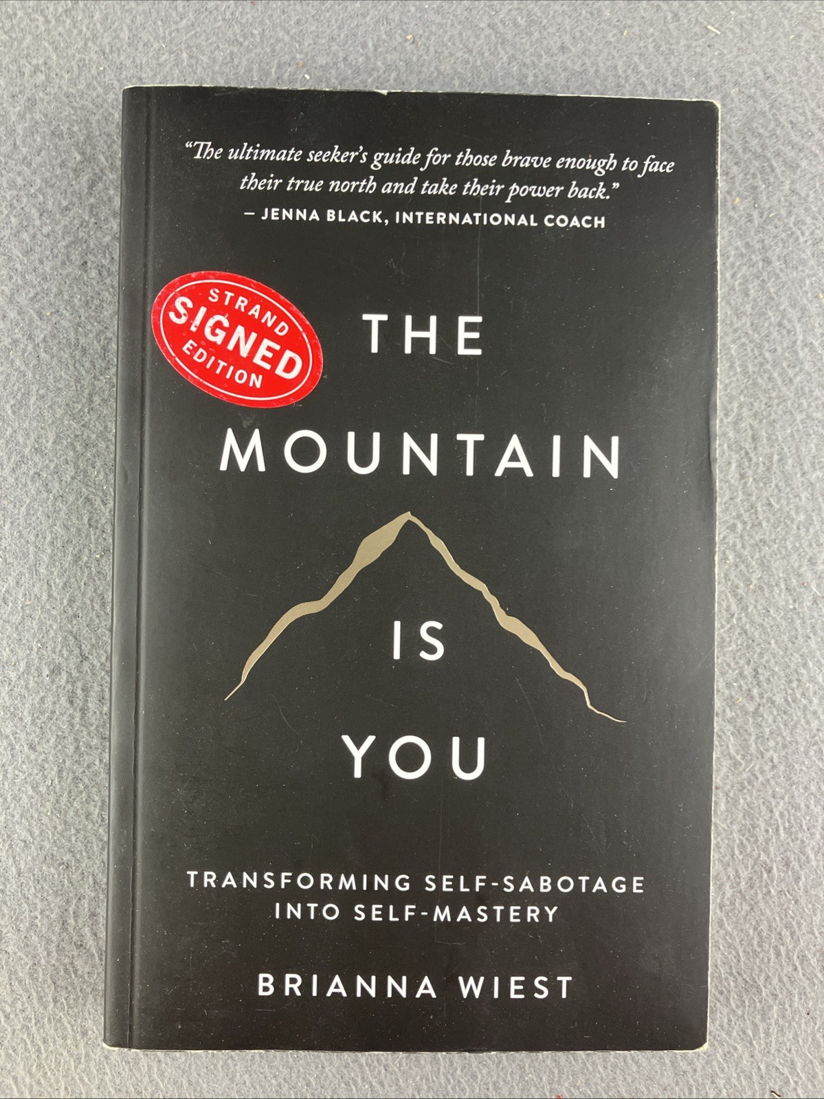 The Mountain Is You: Transforming Self-Sabotage Into Self-Mastery ** SIGNED COPY