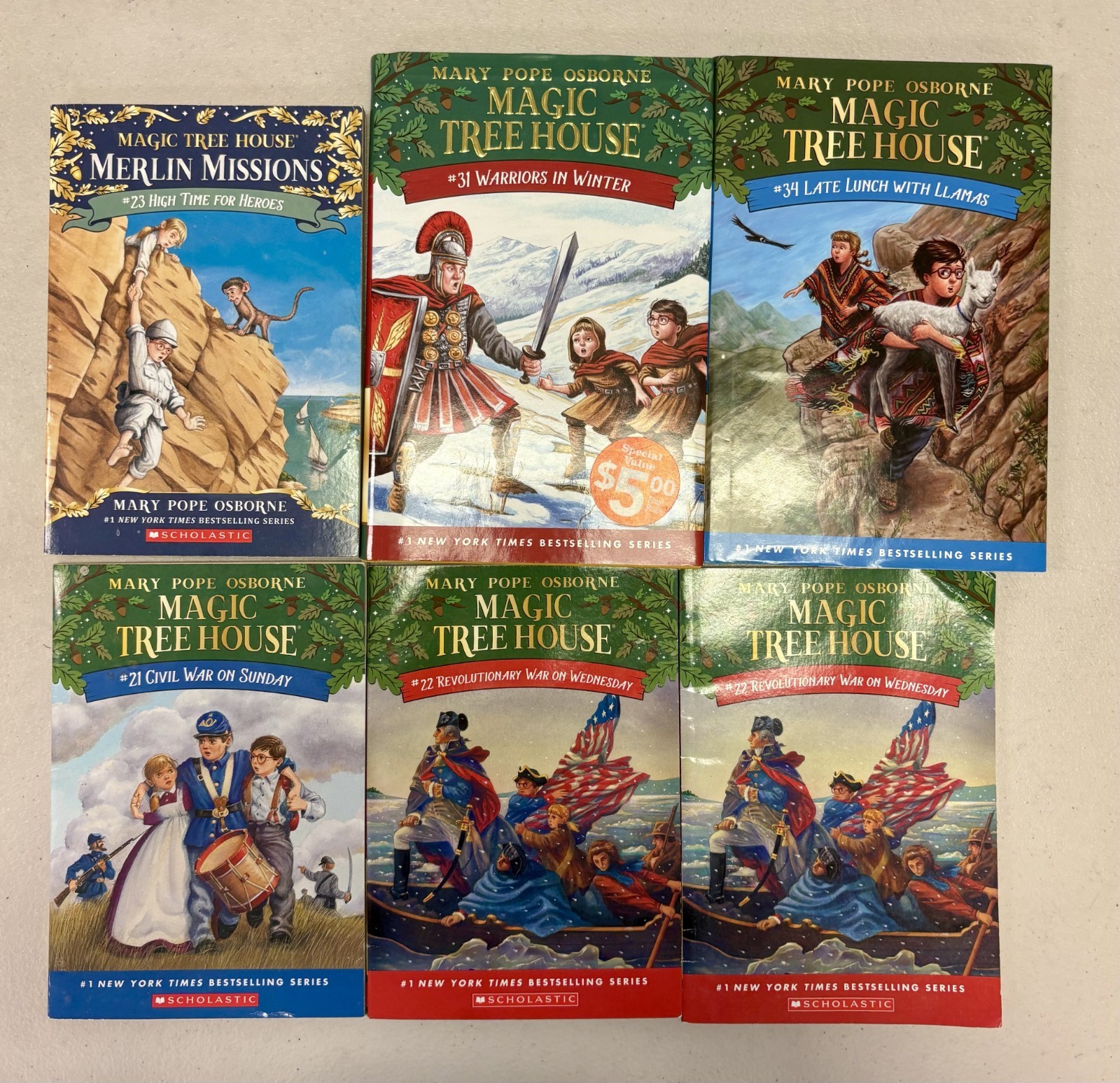 Magic Tree House Books Set of 22