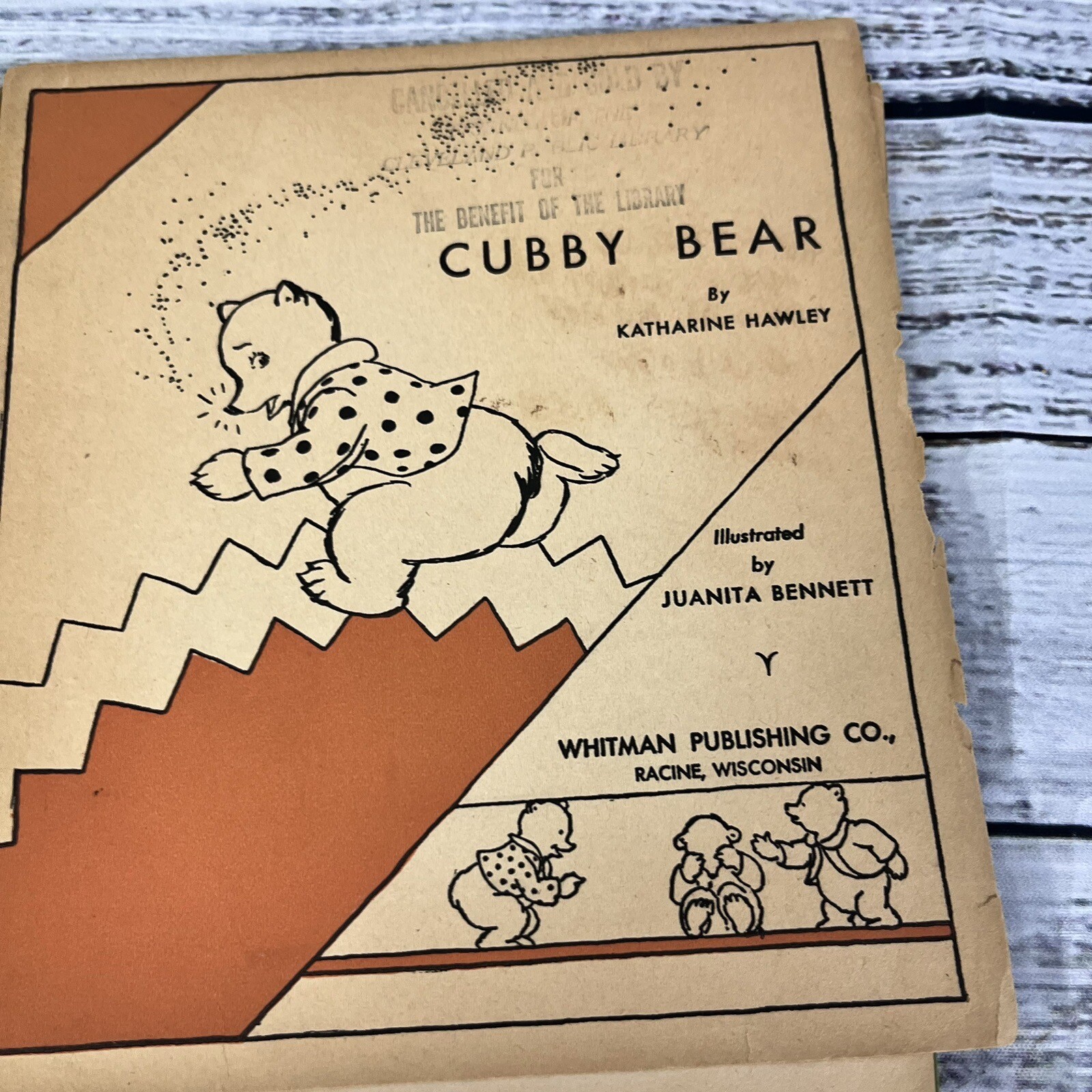 Vintage Cubby Bear Children’s Book A Stand Out Whitman Publishing