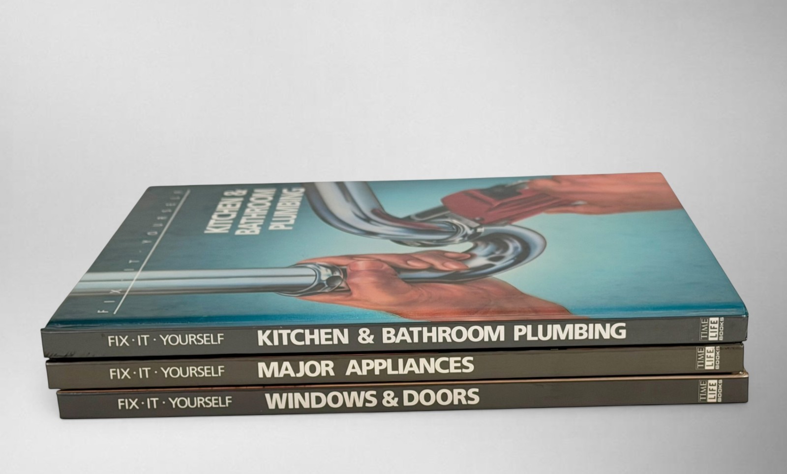 Time Life Fix It Yourself Lot 3 Books Plumbing Windows Doors Appliances