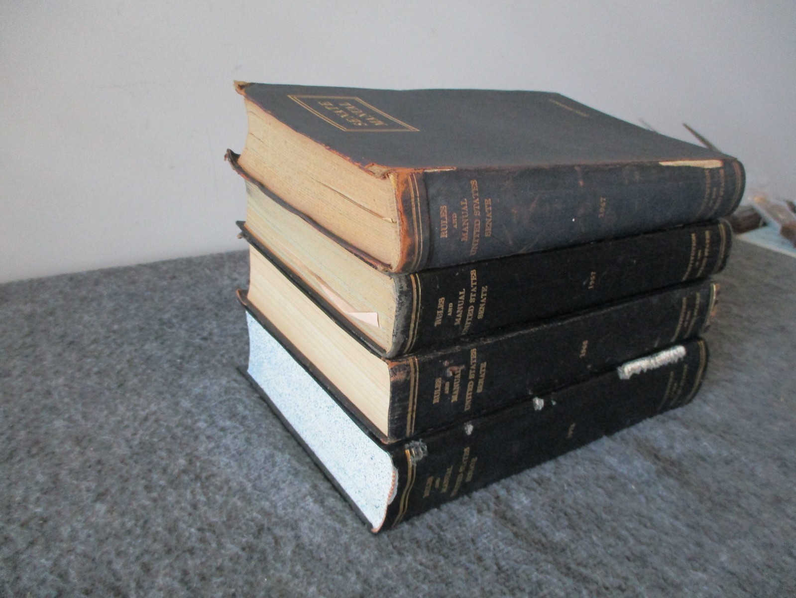 SENATE MANUAL(4) UNITED STATES RULES 1947-57-63-75 -SENATOR JOHN SPARKMAN ESTATE