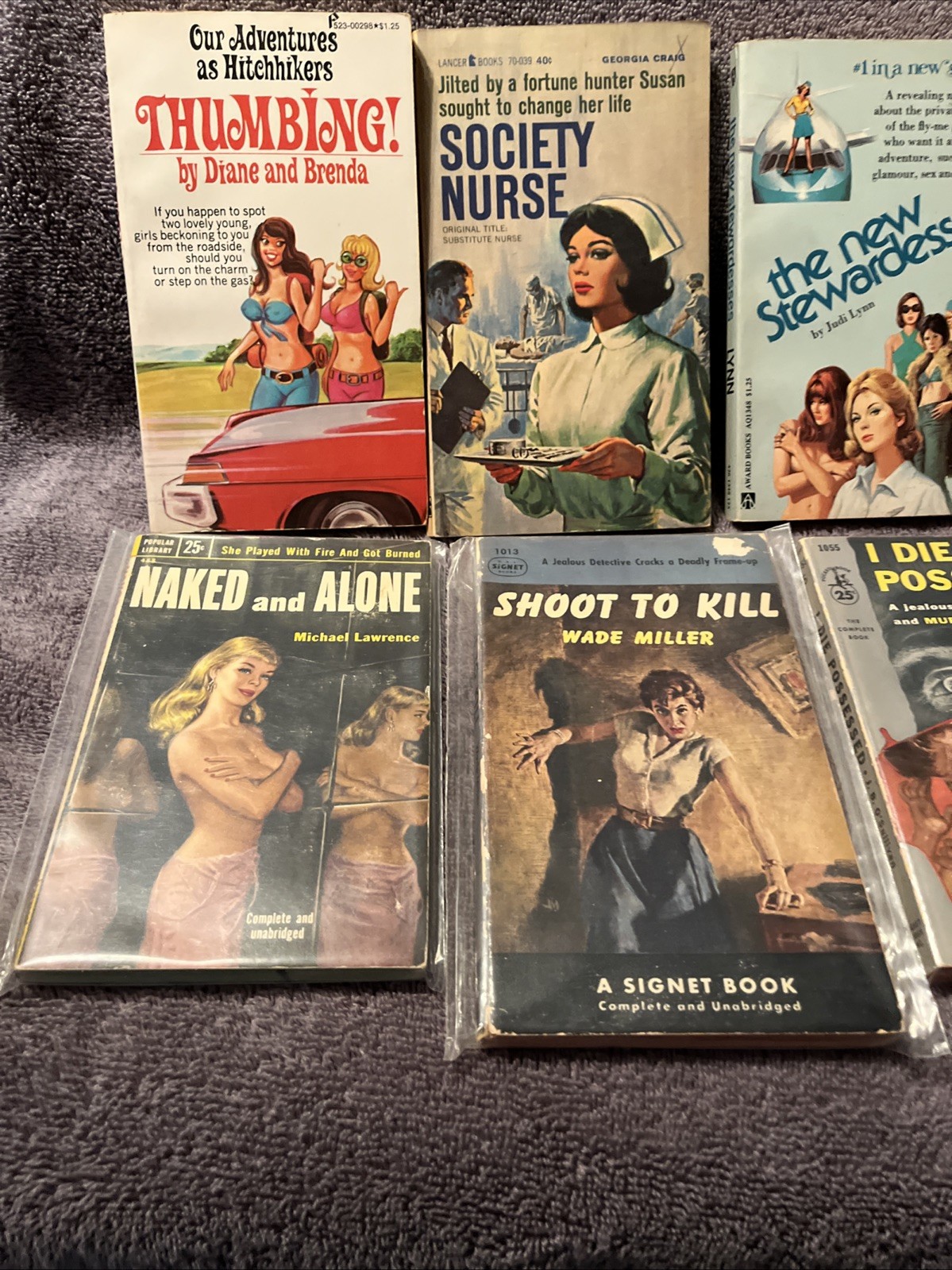 22 VINTAGE PAPERBACK PULP EROTIC SLEAZE SMUT GGA BOOKS 1950s 1960s RARE 1970’s