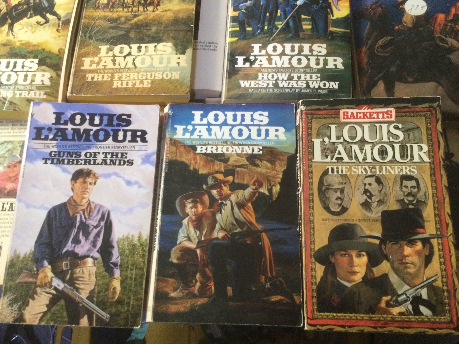 80+ Louis L’Amour Paperback Lot Western Collection Sackett Series