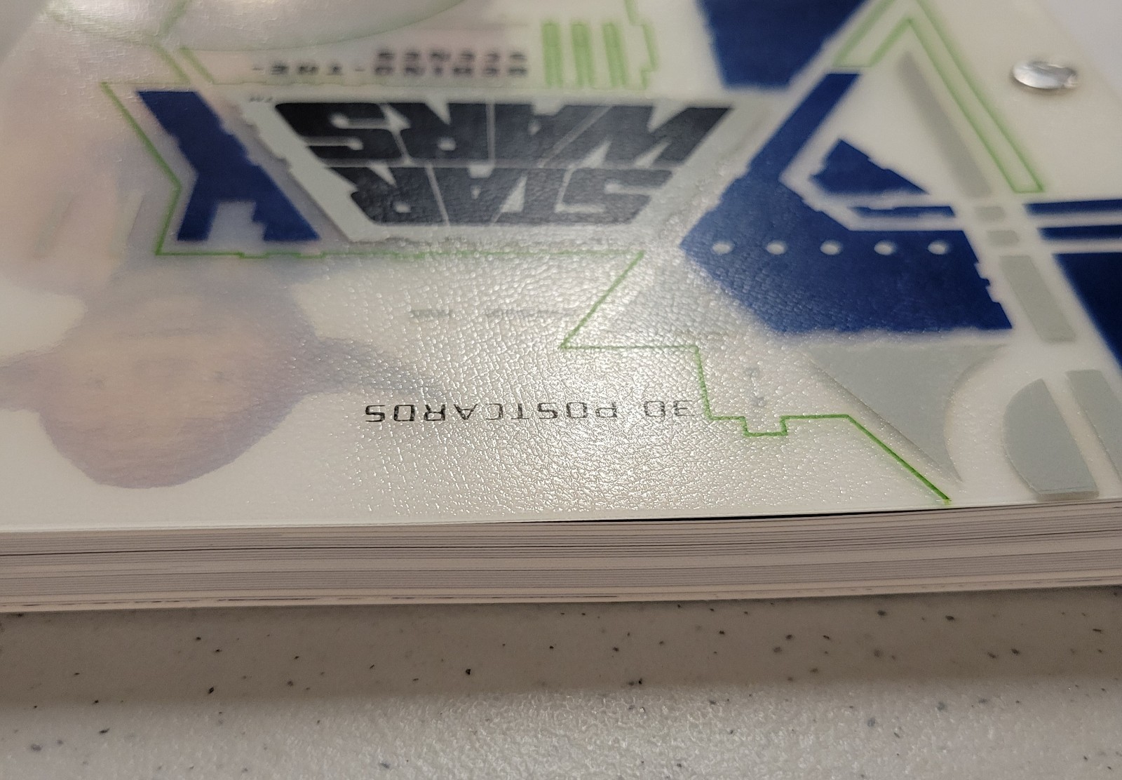 STAR WARS BEHIND THE SCENES 30 POSTCARDS LLC Staff (1995, HC) BRAND NEW