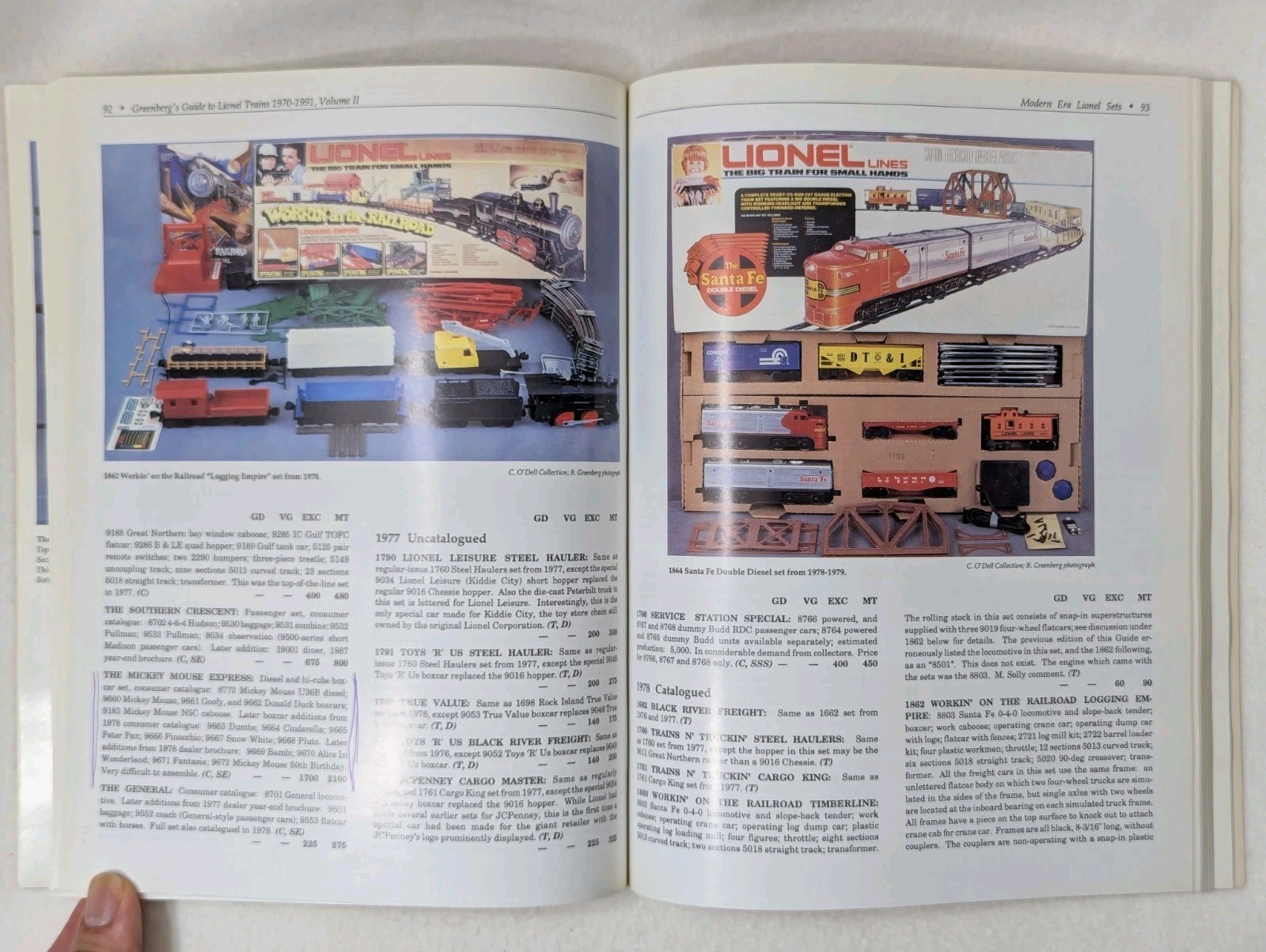 Greenberg’s Guide to Lionel Trains 1970-1991 Volume II Trade Paperback