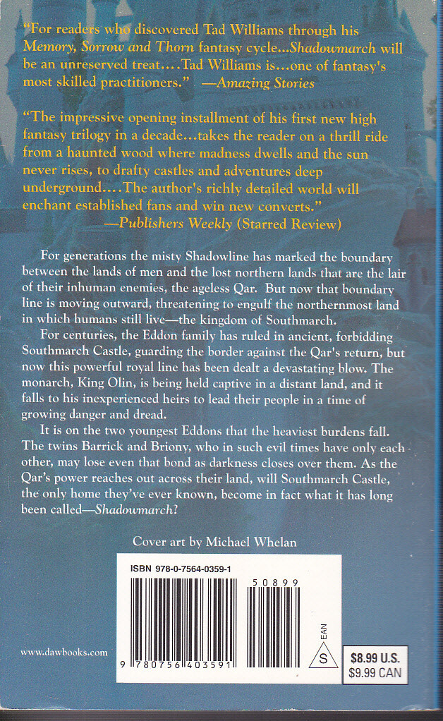 TAD WILLIAMS FANTASY LOT – 4 PB Near Fine – Otherland Shadowmarch Dirty Streets