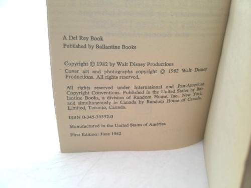 Tron: A Novel (1st THUS) by Brian Daley; Steven Lisberger; Bonnie MacBird