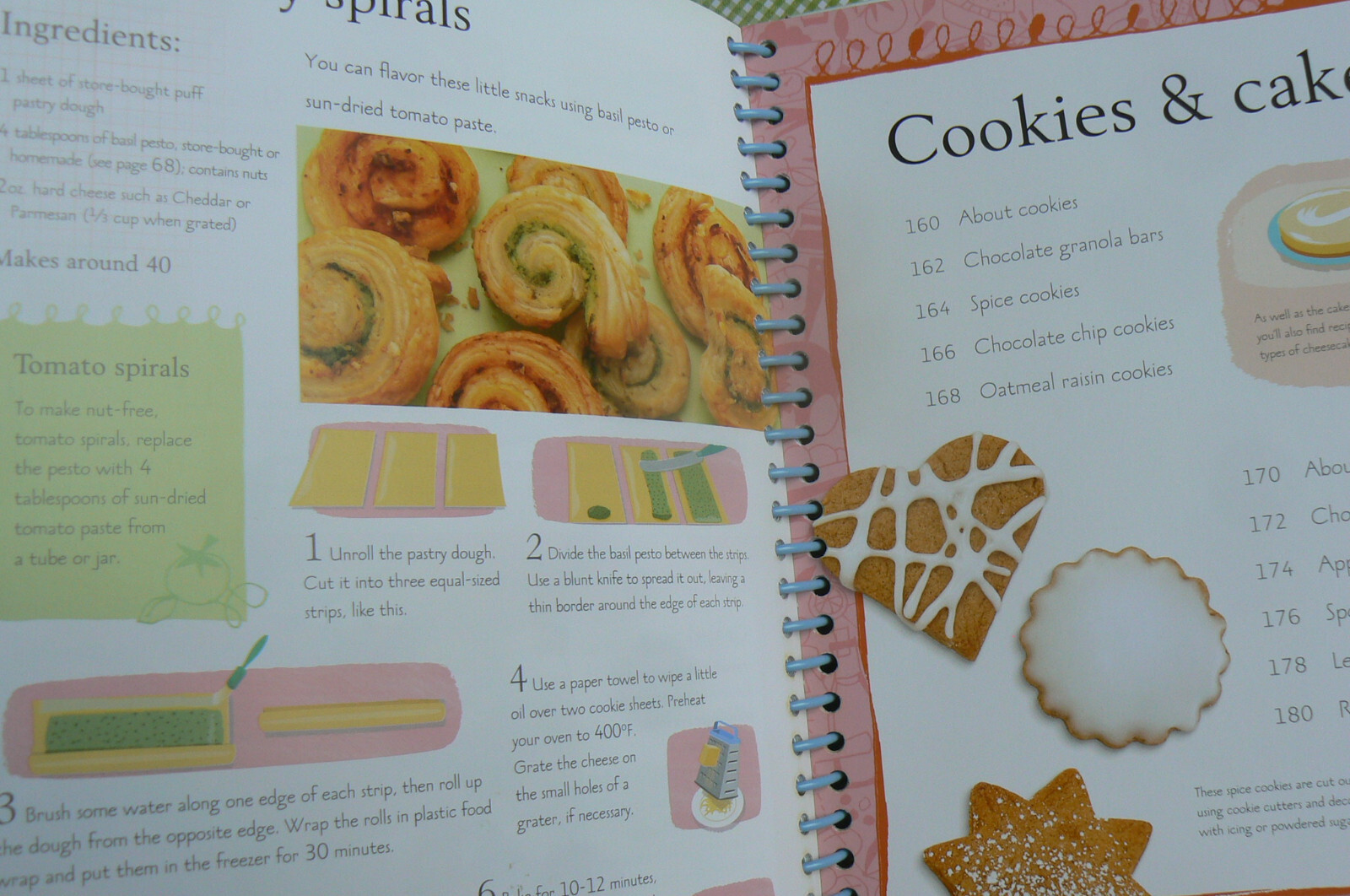 Usborne START TO COOK, spiral-hardcover, NEW Abigail Wheatley 190-pages EDC