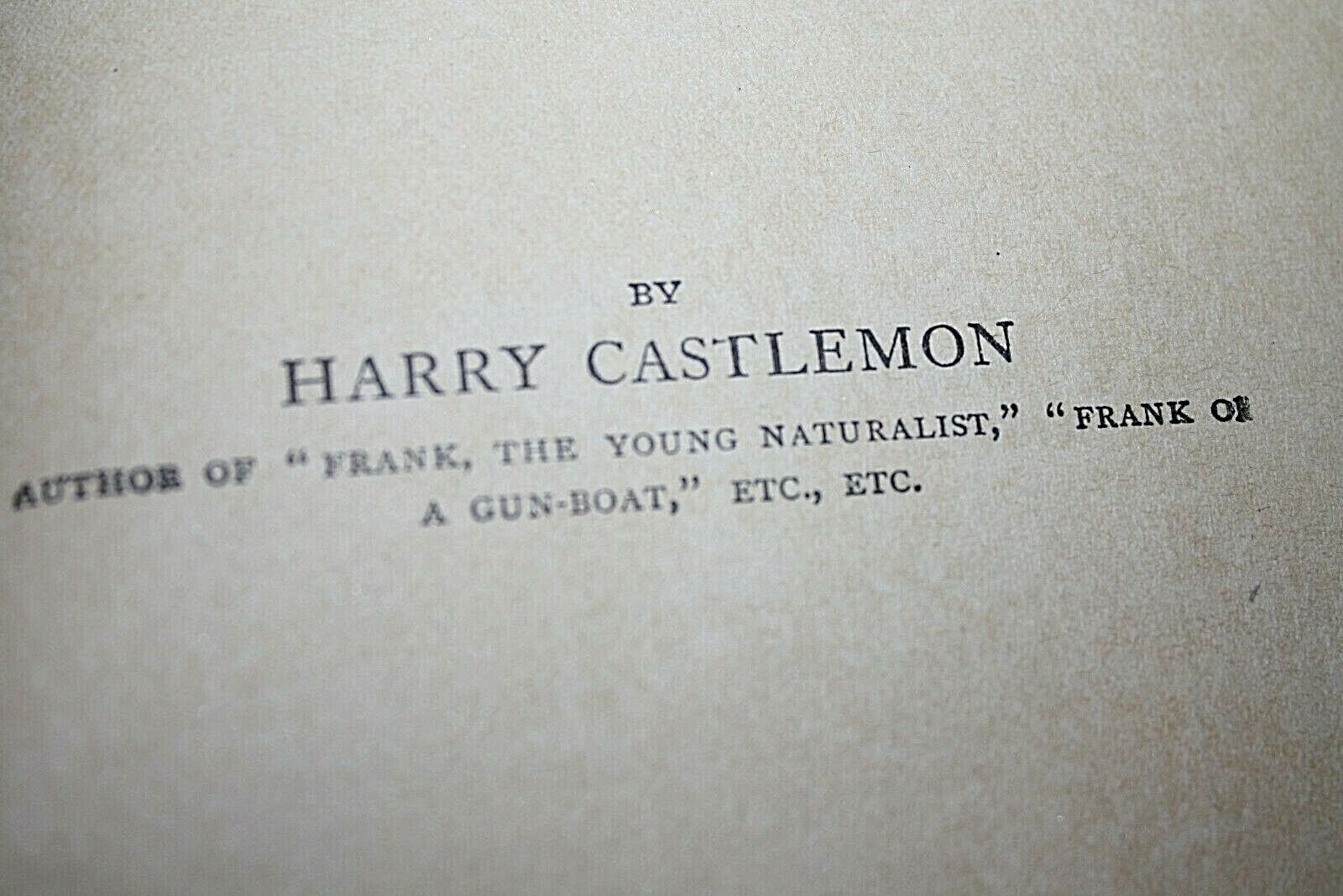 Vtg Frank Before Vicksburg Book Harry Castlemon Civil War Soldier Hardback -H -=