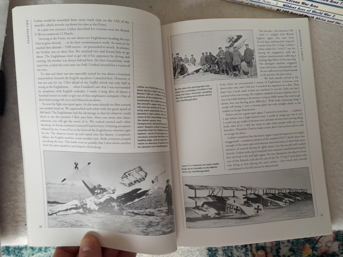 Lot of 62 Osprey Aircraft of the Aces Series, 1st printings, soft covers WW1 WW2
