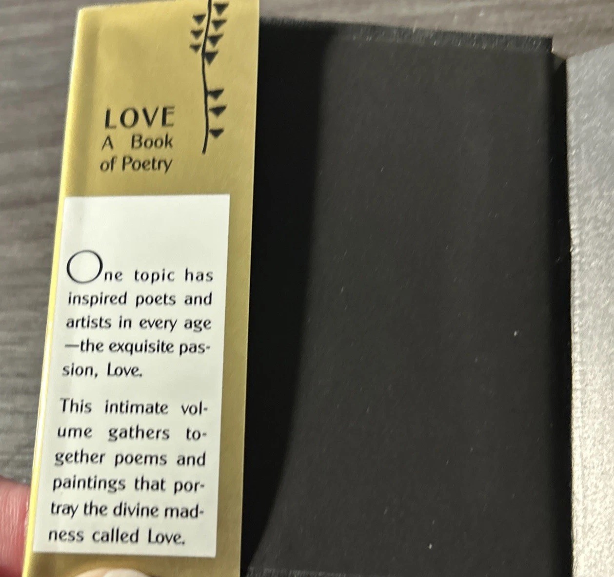 Love Book Of Poetry Compilation Ariel Books 1992 Miniature Book Klimt Cover