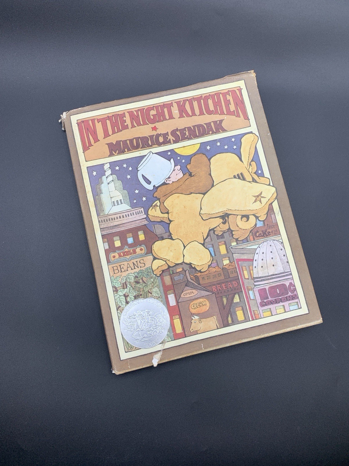 In The Night Kitchen By Maurice Sendak 1970 (1st Ed Uncensored) White Cloth HCDJ