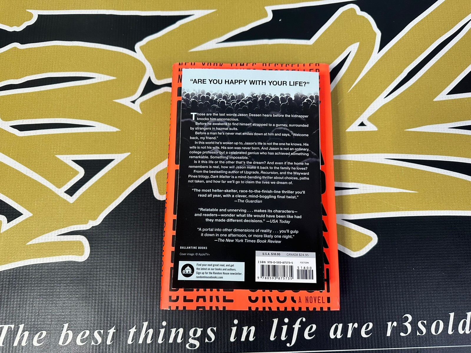 Dark Matter (Movie Tie-In) : A Novel by Blake Crouch Hand SIGNED Brand New