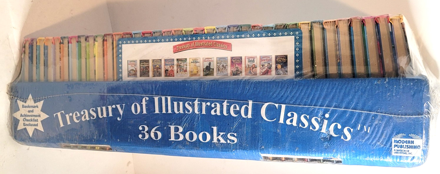 RARE Treasury of Illustrated Classics 36 Book Lot Modern Publishing Brand New