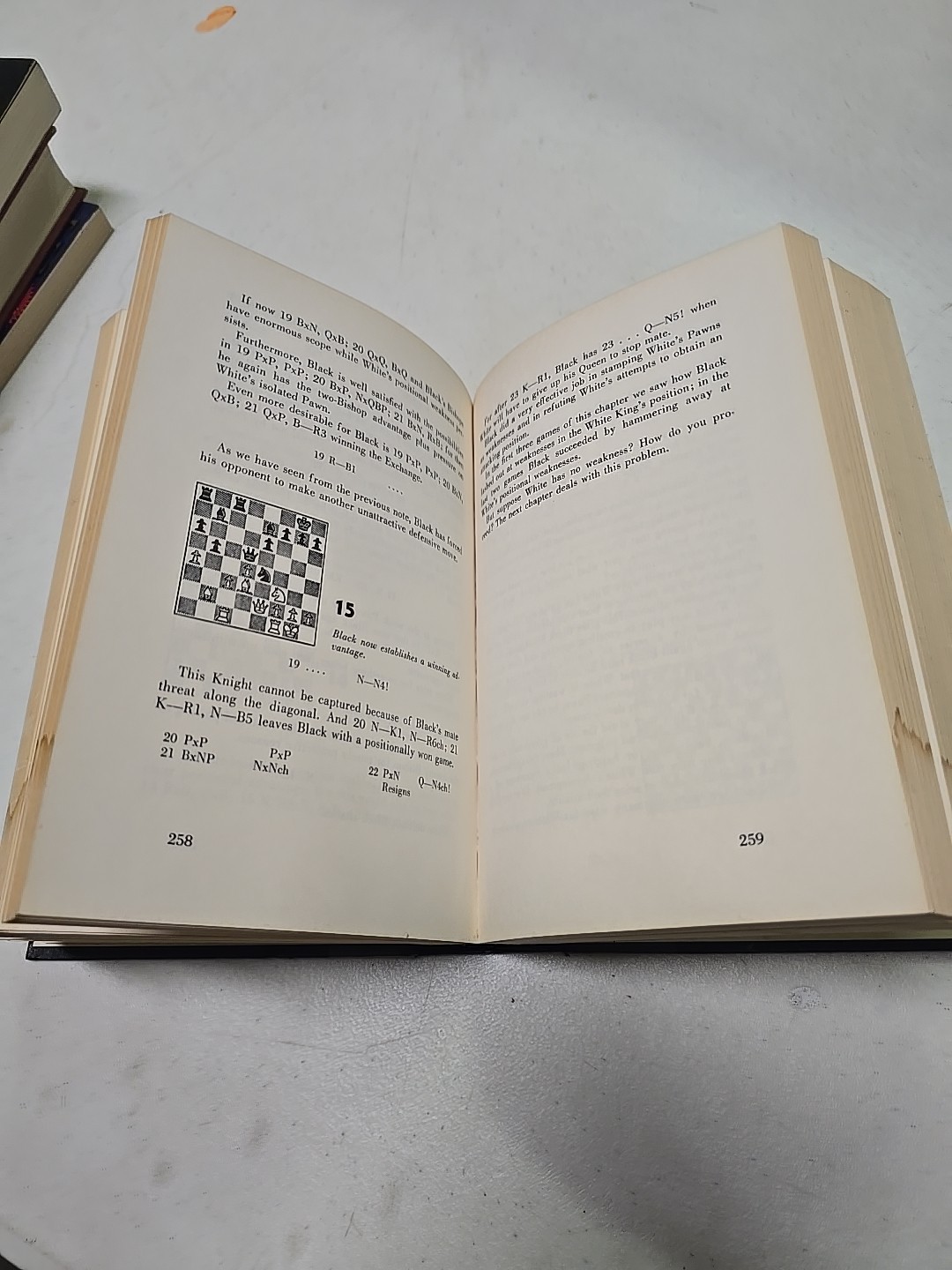 VTG HC Book „The Complete Chess Course“ By Fred Reinfeld 1959 Doubleday& Company