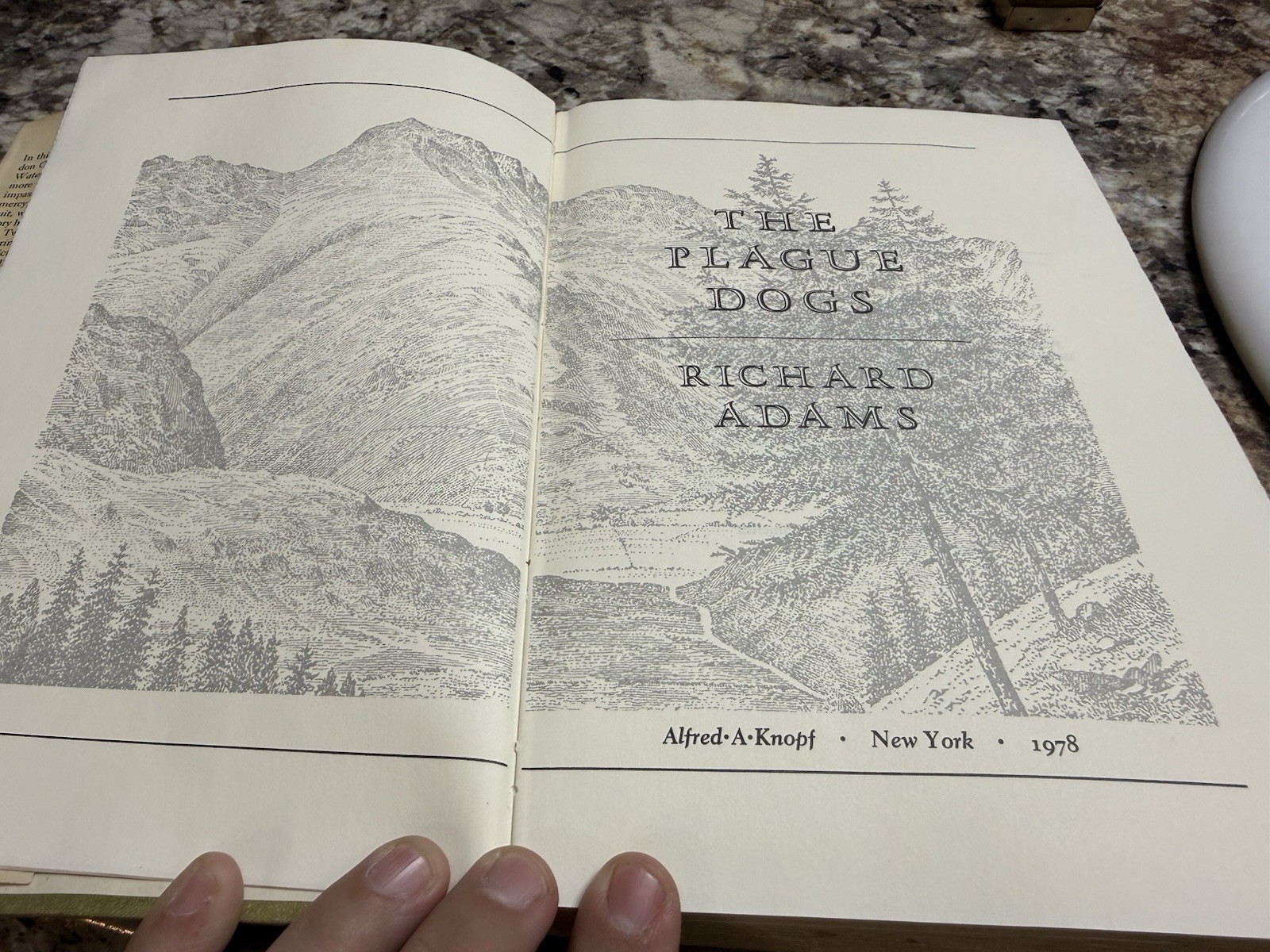 The Plague Dogs by Richard Adams Hardcover 1978 Alfred A. Knopf Vintage