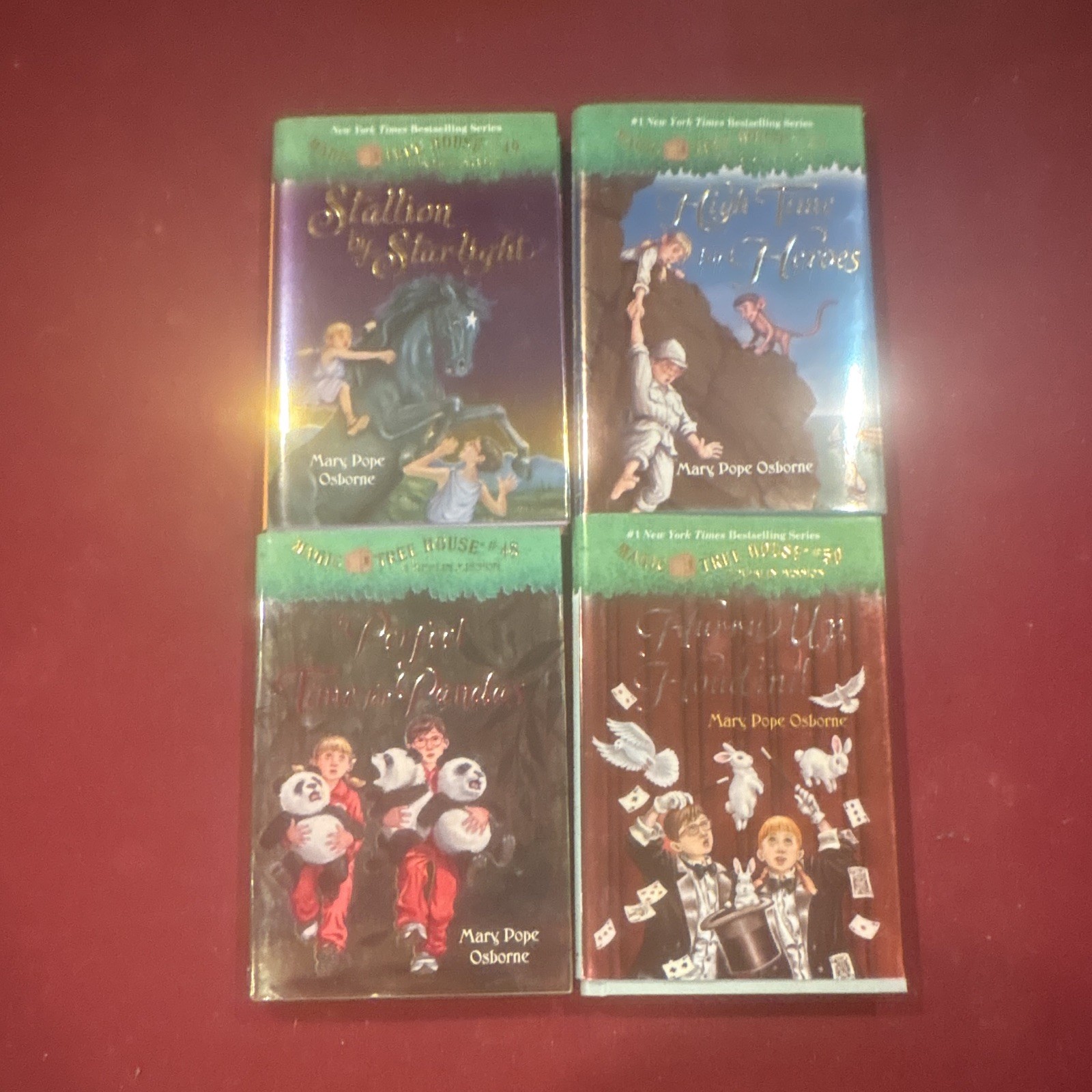 Magic Tree House Merlin Missions 4-Book PB Set Mary Pope Osborne Stallion