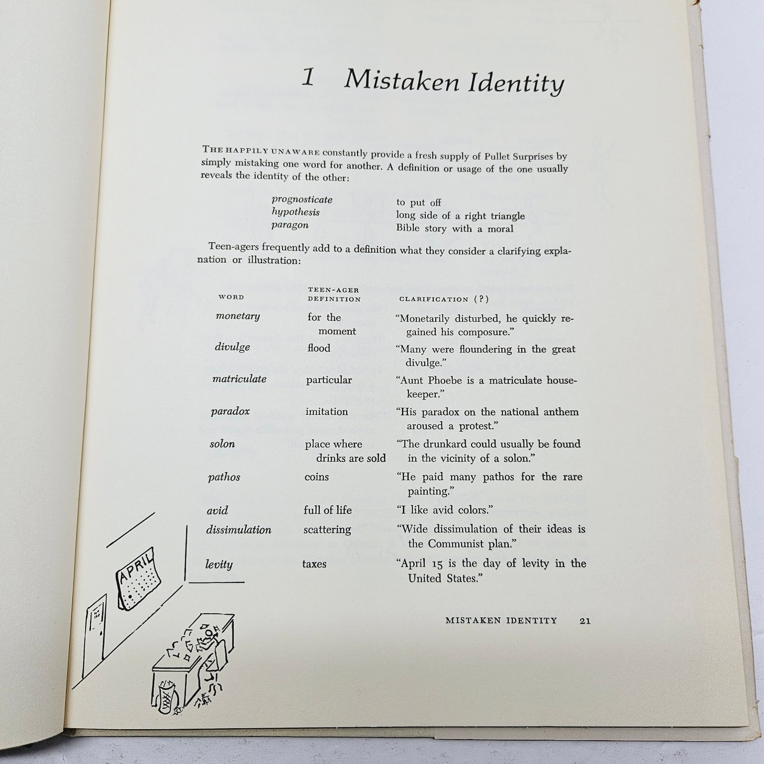 Humorous Language Book – Pullet Surprises – Amsel Greene 1970 Sultana Press
