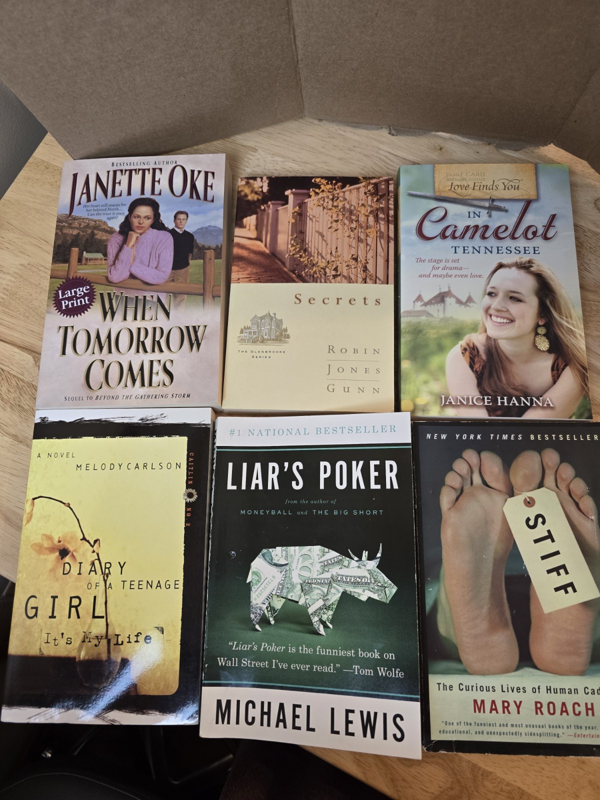 6 Random Mix Book Lot Titles As Shown All In Very Good Condition See Photos