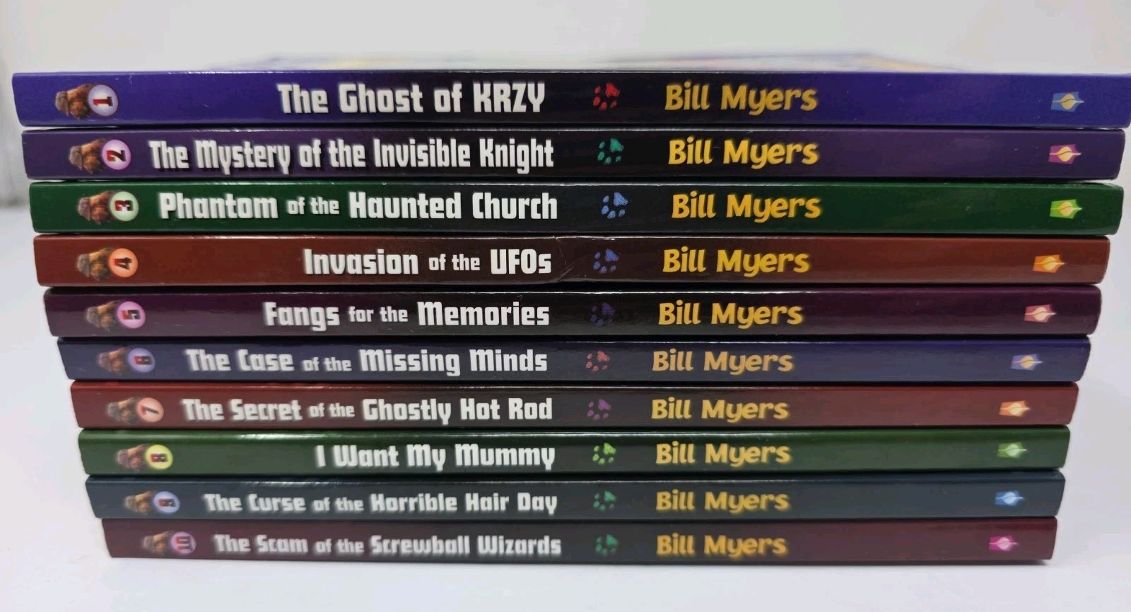 Lot of 15 Bill Myers Books BLOODHOUNDS, INC. 1-10, My Life As… Forbidden Doors