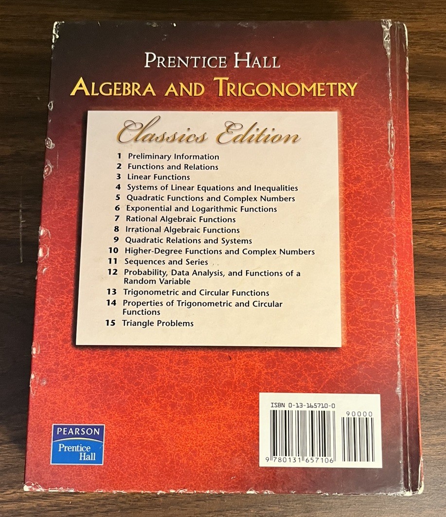 Paul Foerster Algebra & Trigonometry Functions and Applications Lot of 3 Books