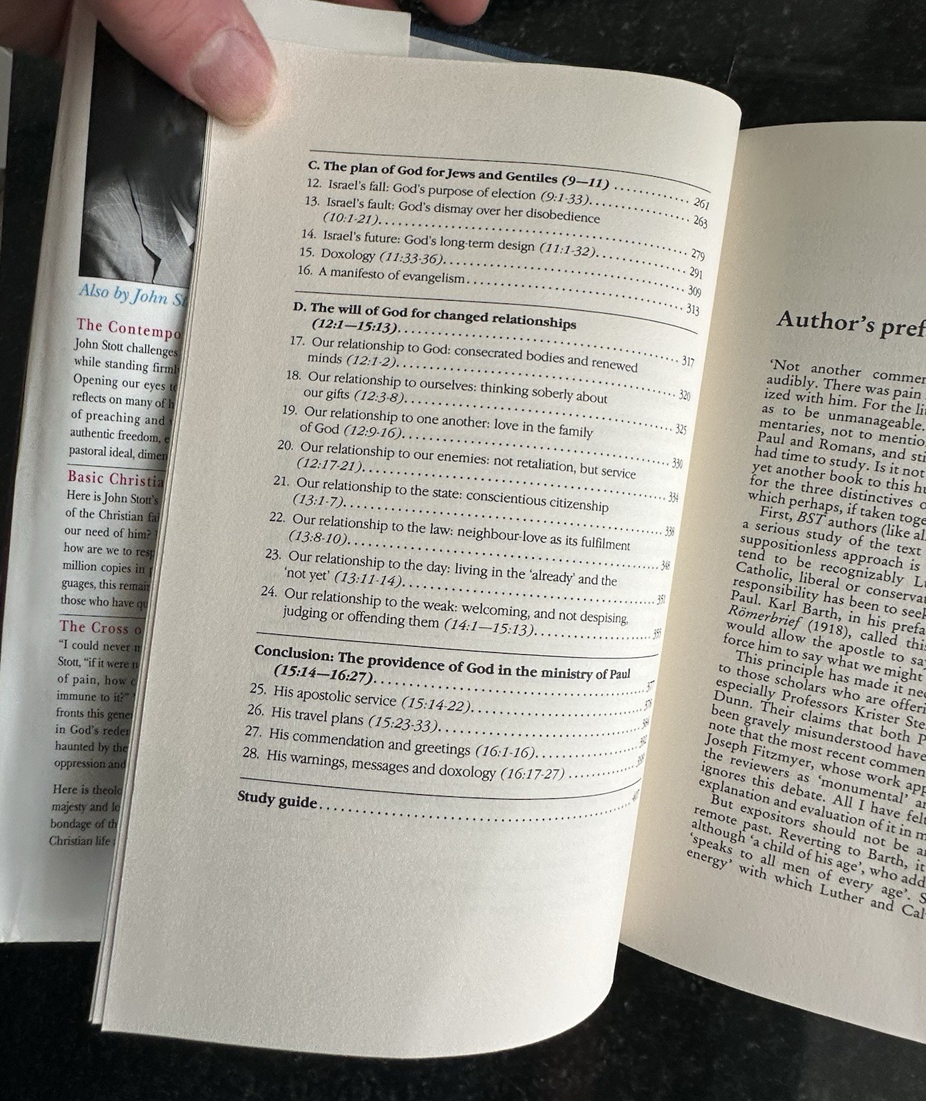 Romans by John Stott 1994 InterVarsity Press