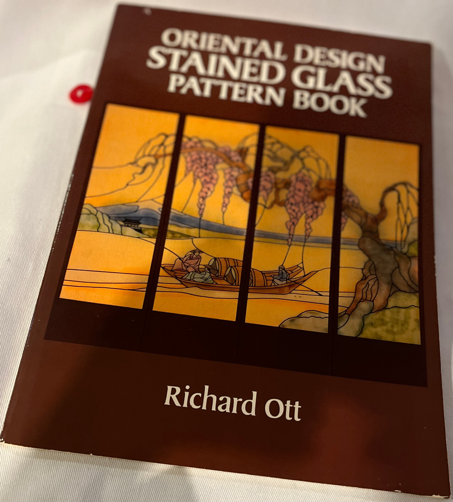 ORIENTAL DESIGN Stained Glass Pattern Book by Richard Ott – 47 Pages – Stunning