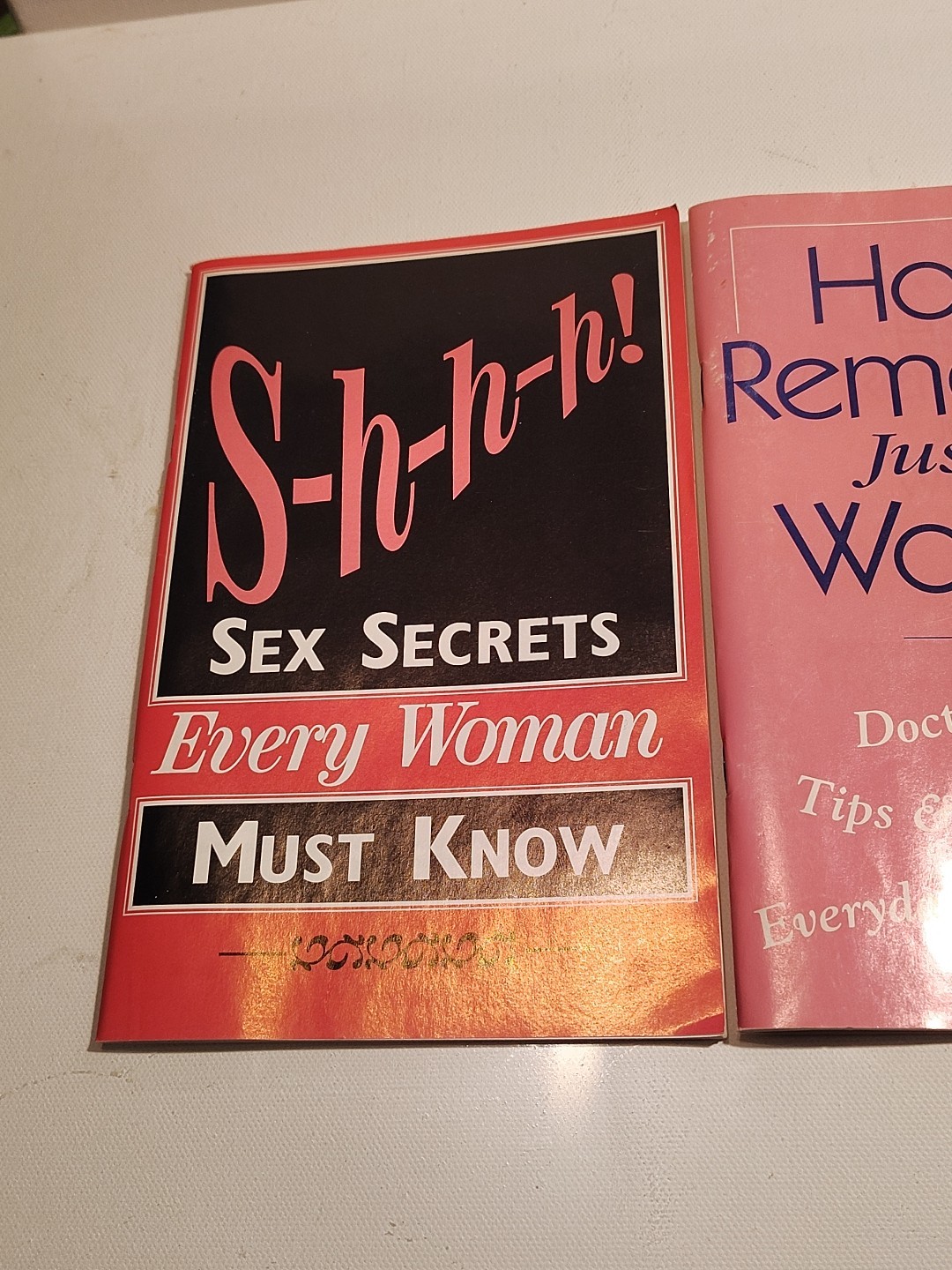 2 Woman’s Books Sex Secrets Every Woman Must Know & Home Remedies For Women 1995