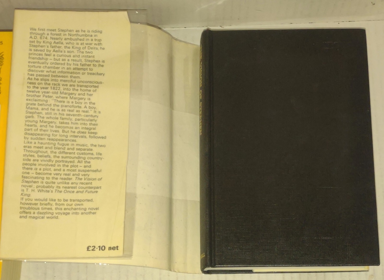 The Vision Of Stephen By Lolah Burford 1973 UK 1st Edition HCDJ Time Travel Book