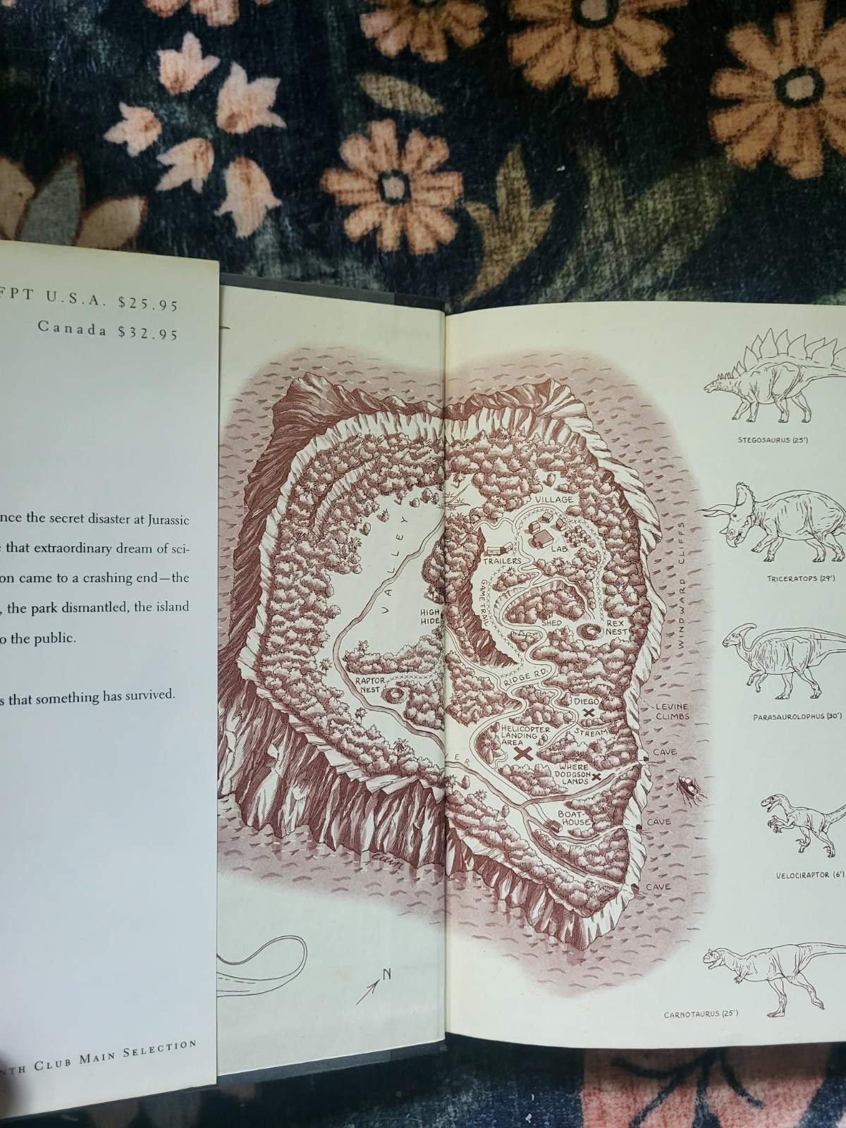 Michael Crichton The Lost World Hardcover Illus DJ First Trade Ed 1995