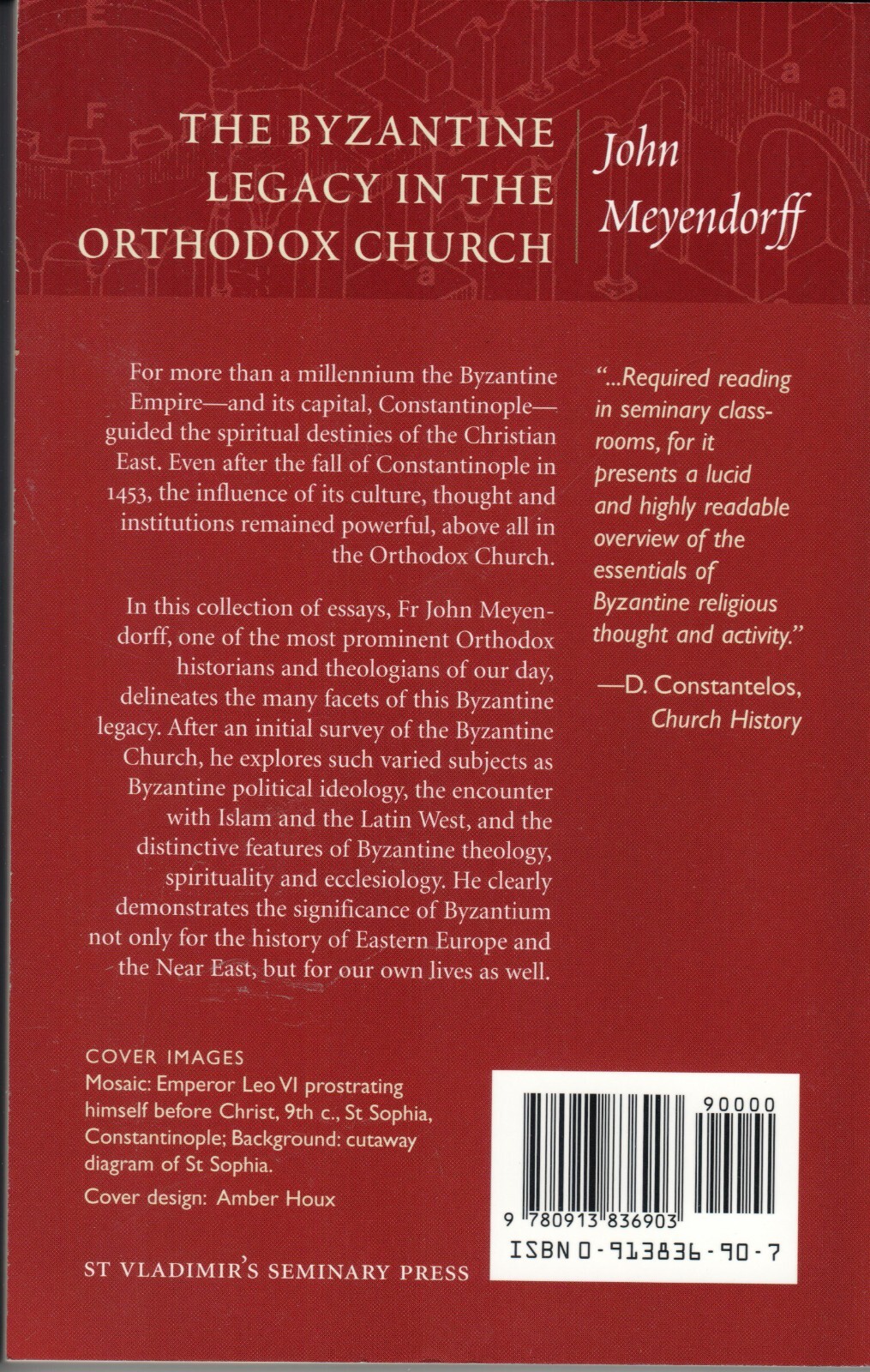 The Byzantine Legacy in the Orthodox Church