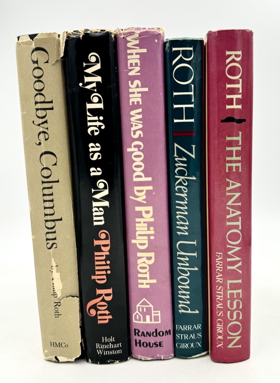 Philip Roth Hardcover Lot of 5 Book Club Edition BCE Good / Very Good Zuckerman