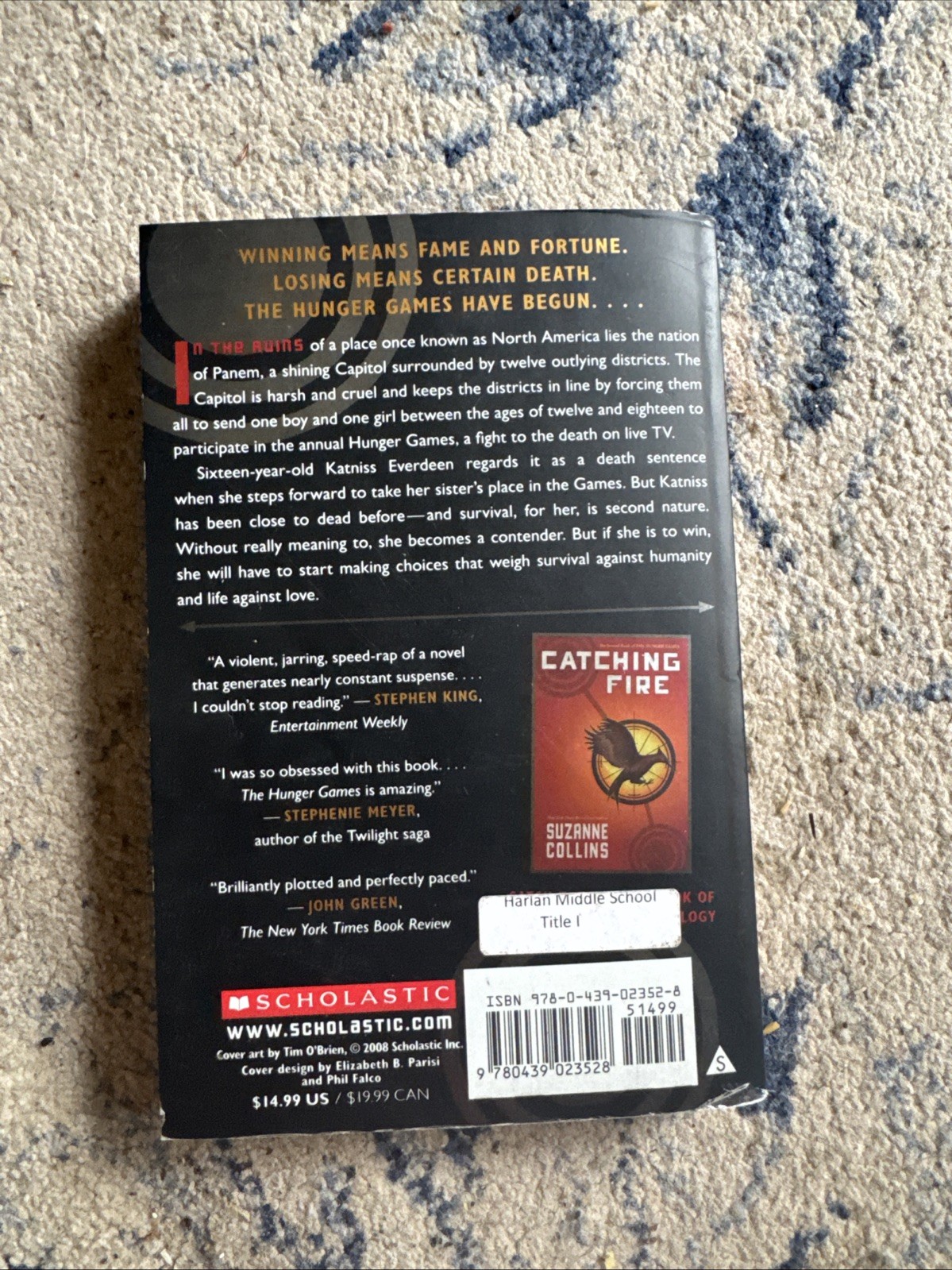 The Hunger Games (Book 1) – Paperback By Suzanne Collins 🔥🔥🔥
