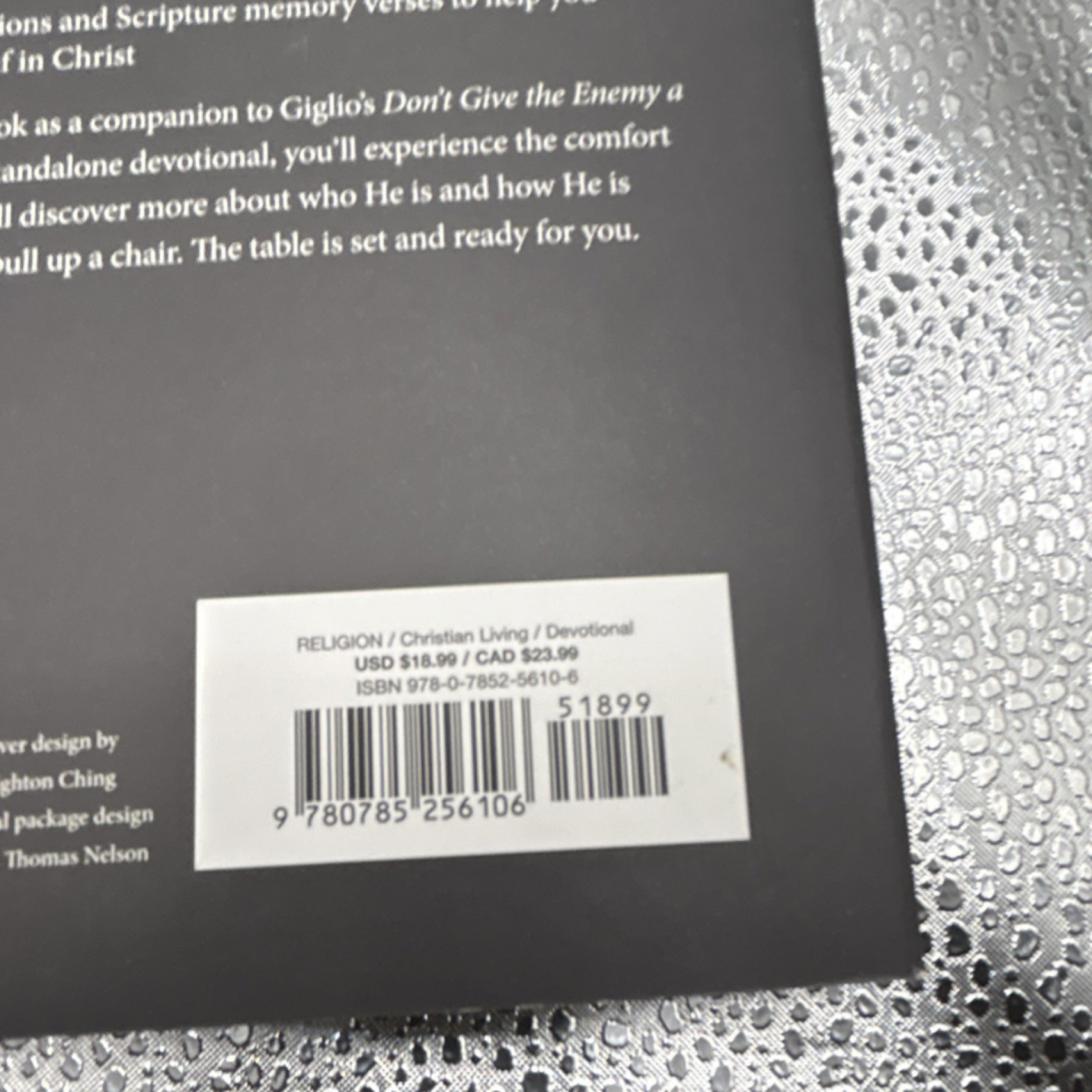Louie Giglio At the Table with Jesus Paperback Thomas Nelson Christian Living