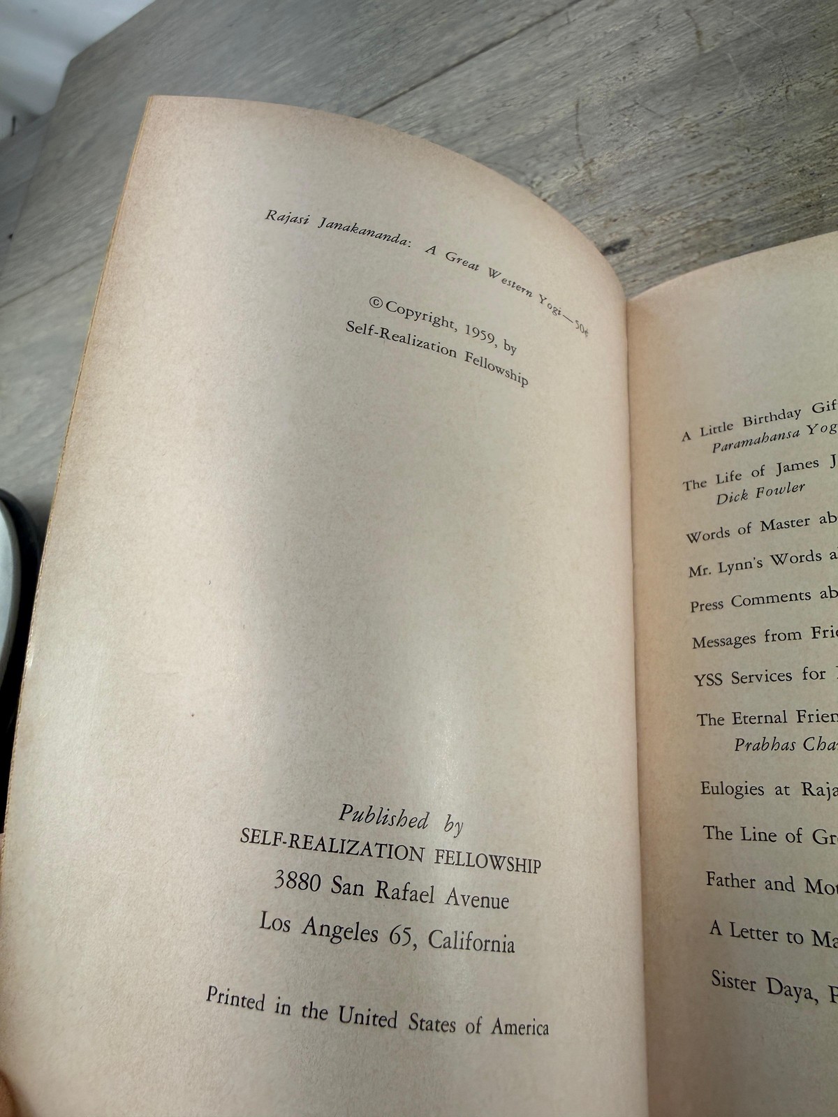 Vintage Rajasi Janakananda A Great Western Yogi Paramhansa Yogananda 1st ed SRF
