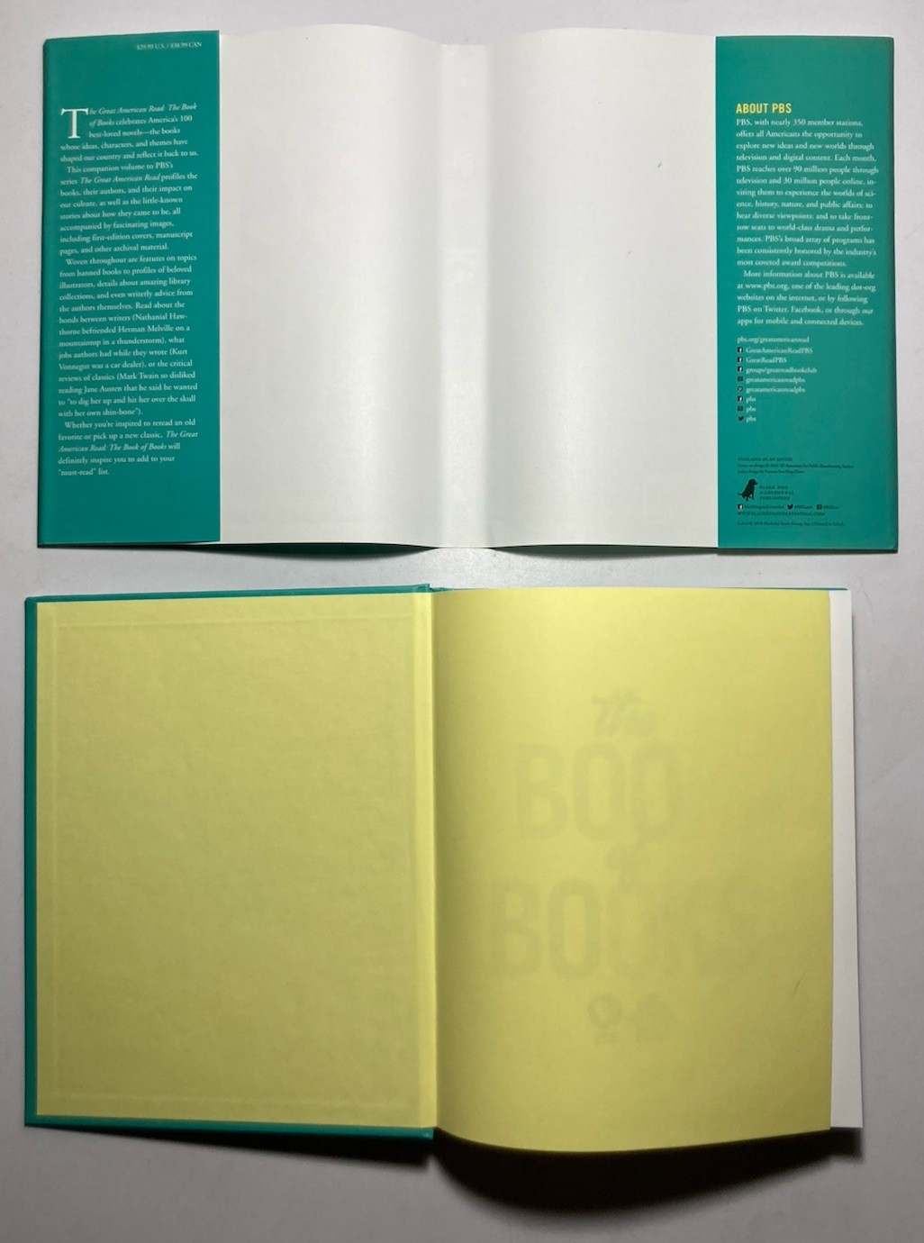“..Great American Read: THE BOOK OF BOOKS” PBS Hardcover First Edition 2nd Print
