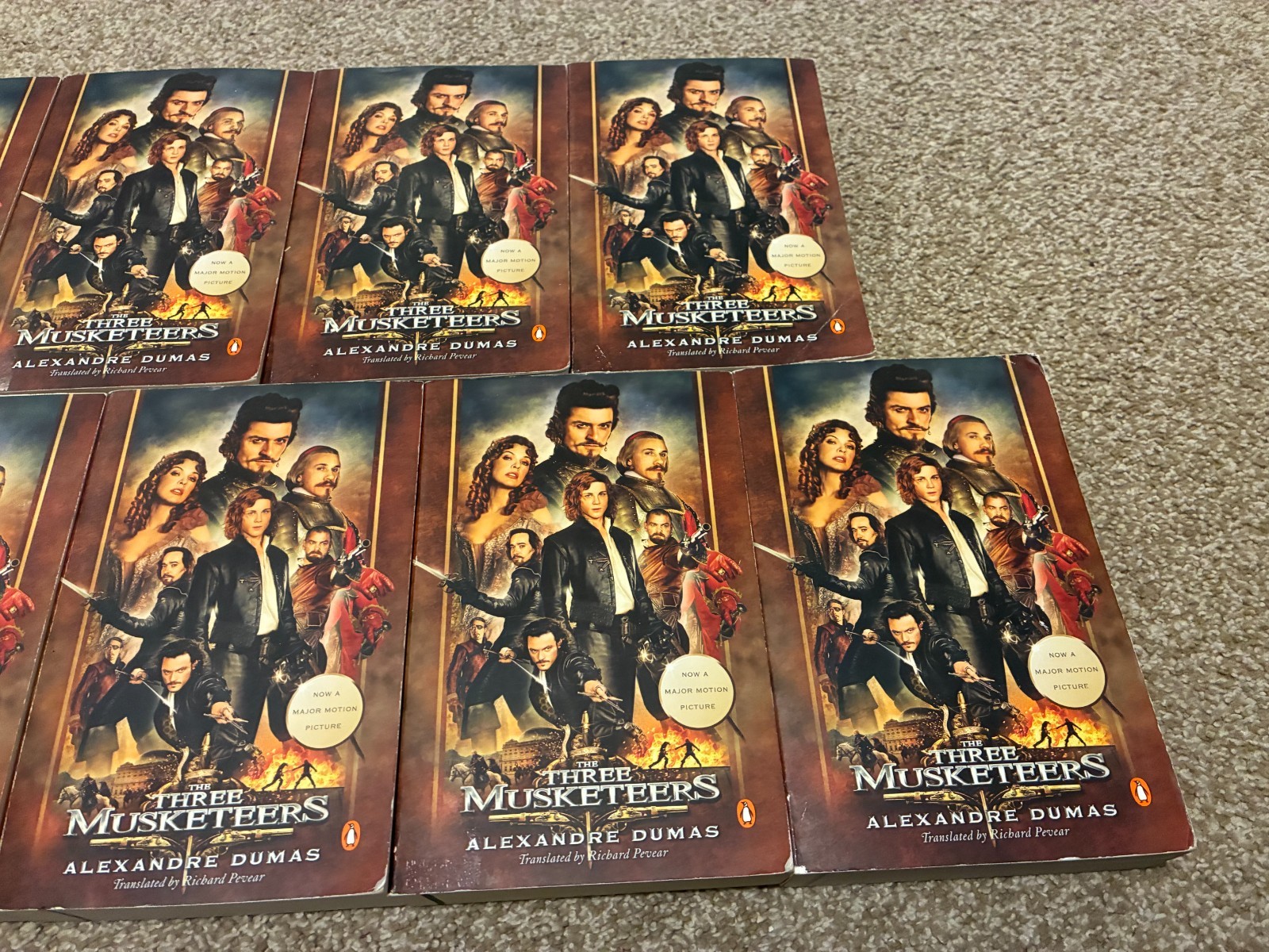 The Three Musketeers – 9 Trade PB Set – RARE – Book Club/Resale Lot – Dumas!