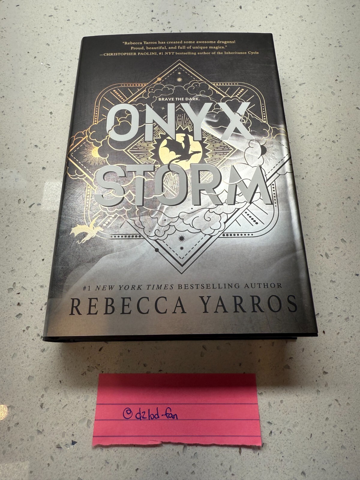 ONYX STORM Deluxe Limited EDITION BOOK HARDCOVER ‼️SPRAYED EDGES ‼️ Ships Quick