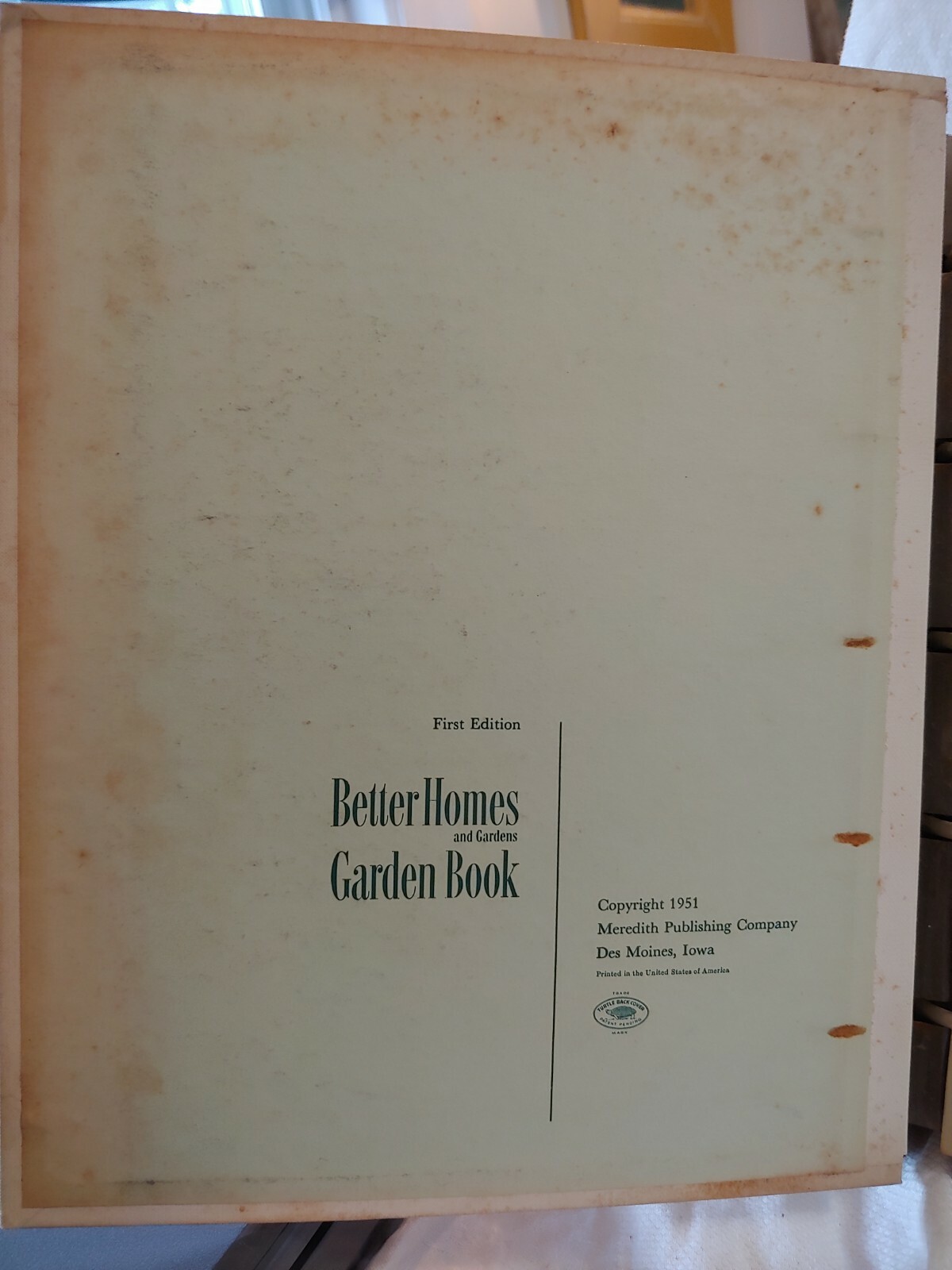 1951 Better Homes and Gardens GARDEN BOOK Meredith Pub. 480 Pages HB Ring binder