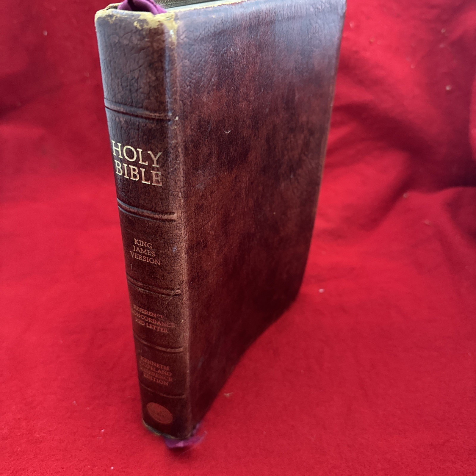 Kenneth Copeland Reference Edition Bible Genuine Leather KJV Concordance 1972