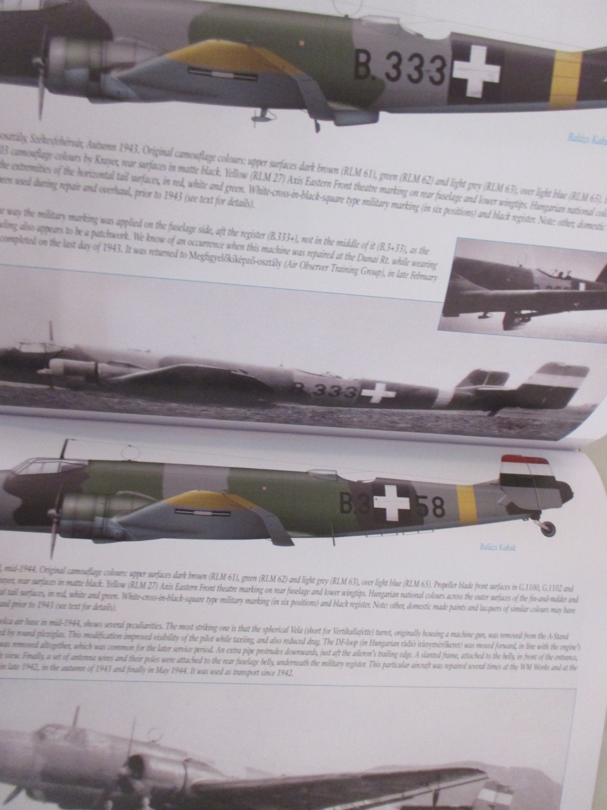 Hungarian Bomber Colours 1927-1945 vol. 1 – White Series