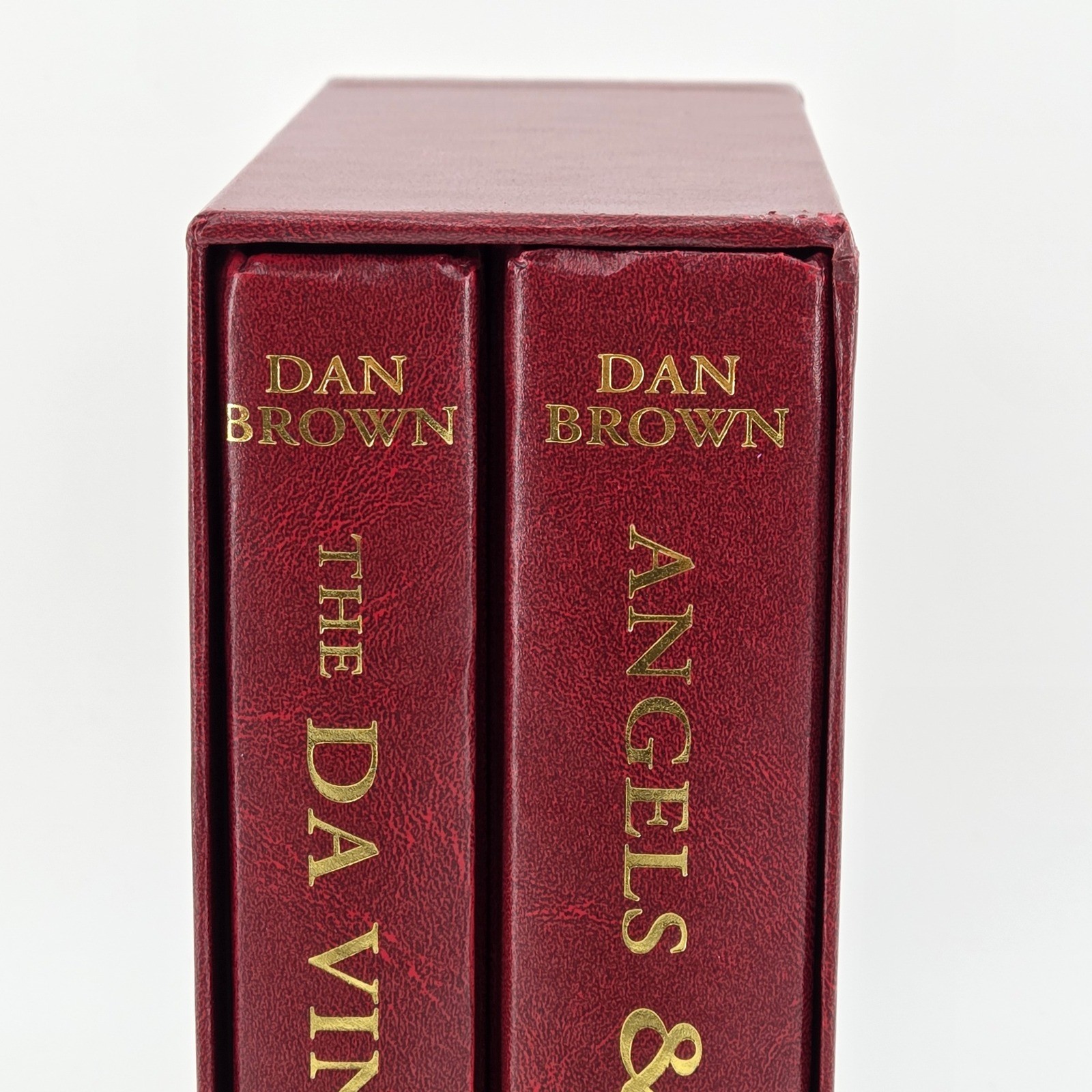 Dan Brown The Da Vinci Code Angels & Demons Hardcover Slipcase Set Atria Books