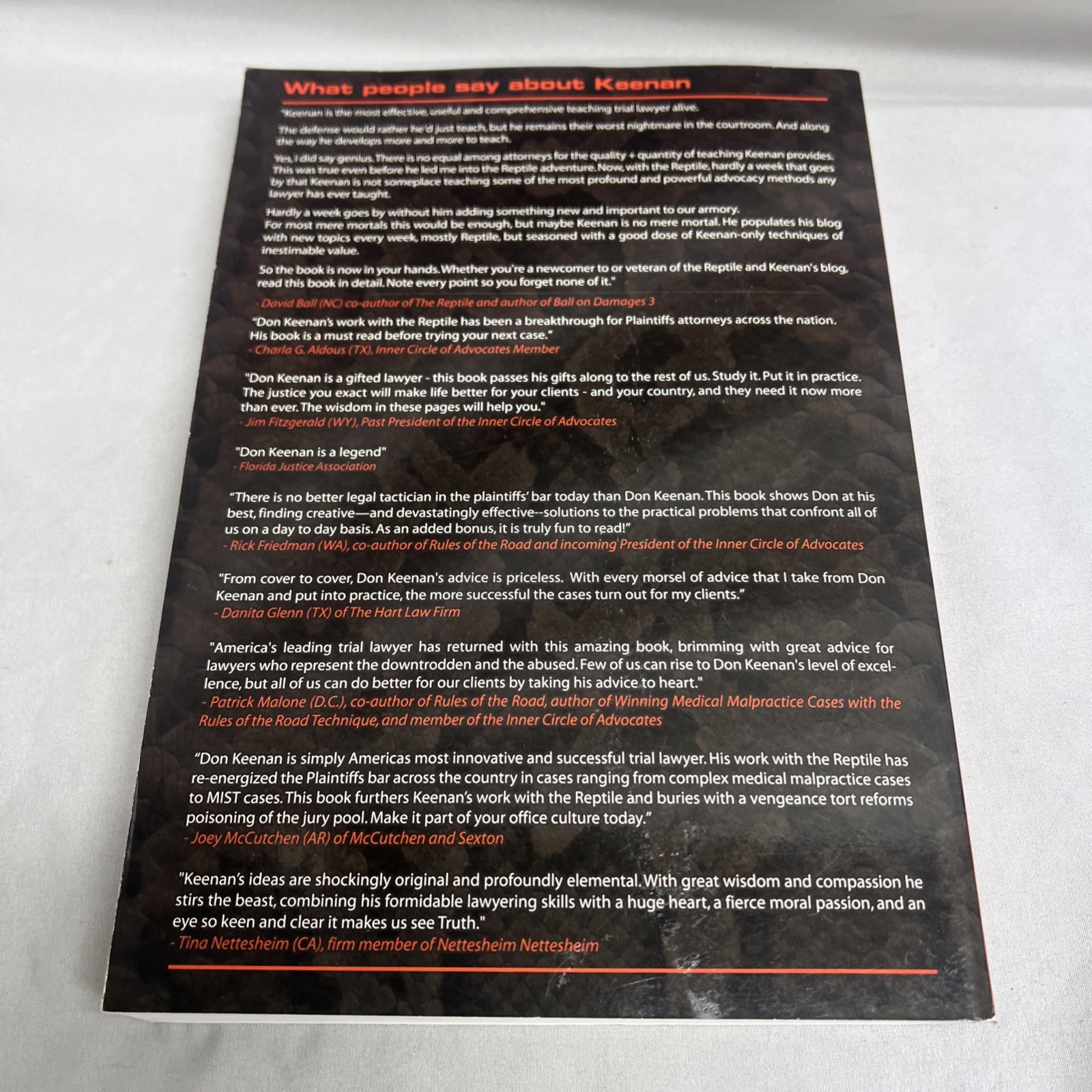 The Keenan Edge Theory Book