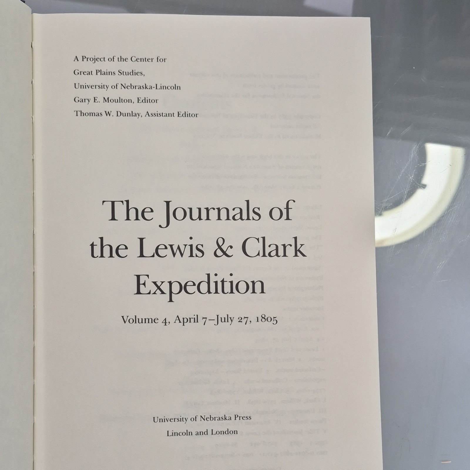 Journals of the Lewis & Clark Expedition Vol 4 Apr 7-Jul 27 1805 HC 1987 DJ
